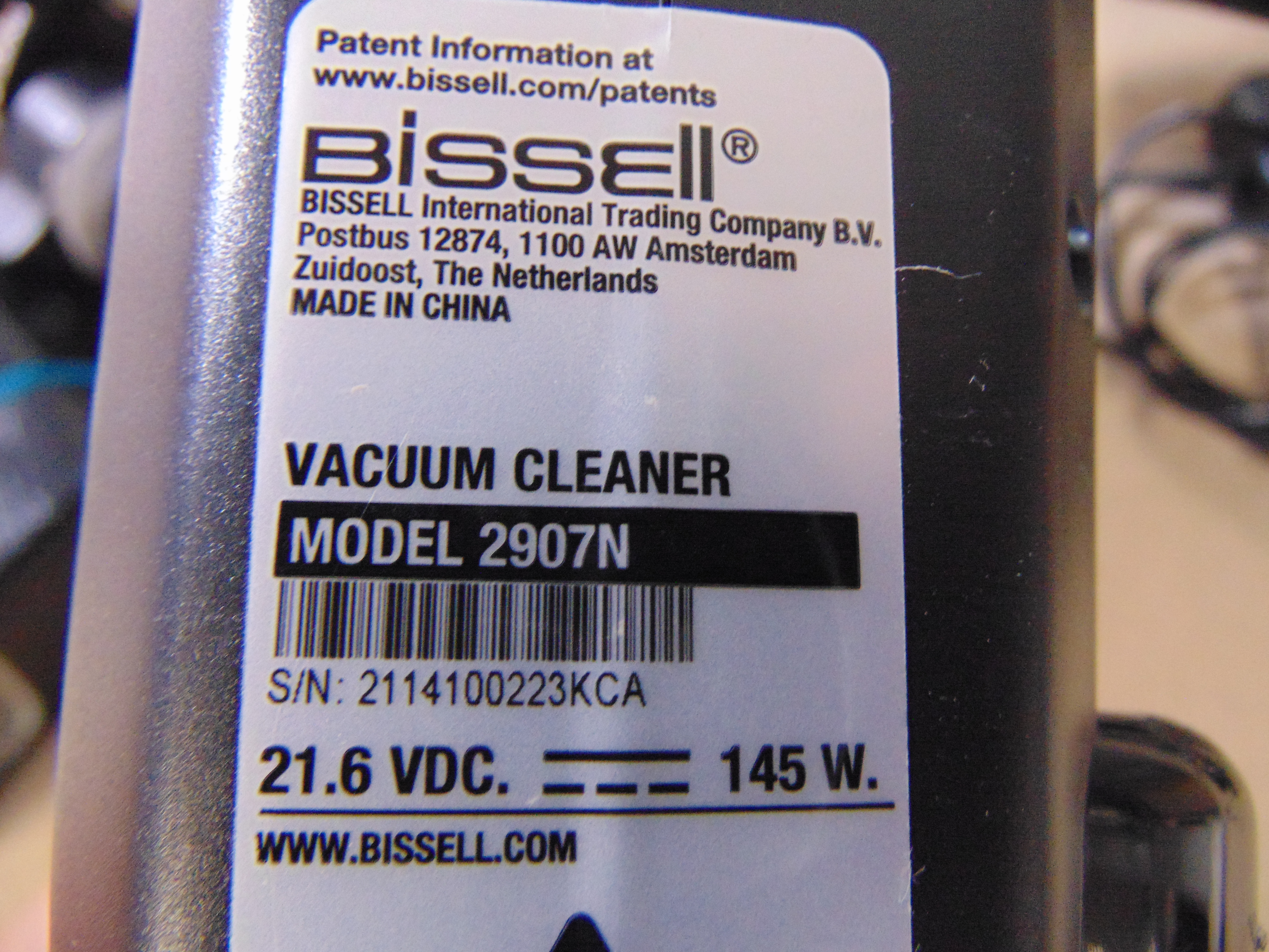 Bissell 2907N MultiReach Active 2-in-1 Steelstofzuiger – foto 4 – kavel bij GSD Auctions, Zoeterwoude