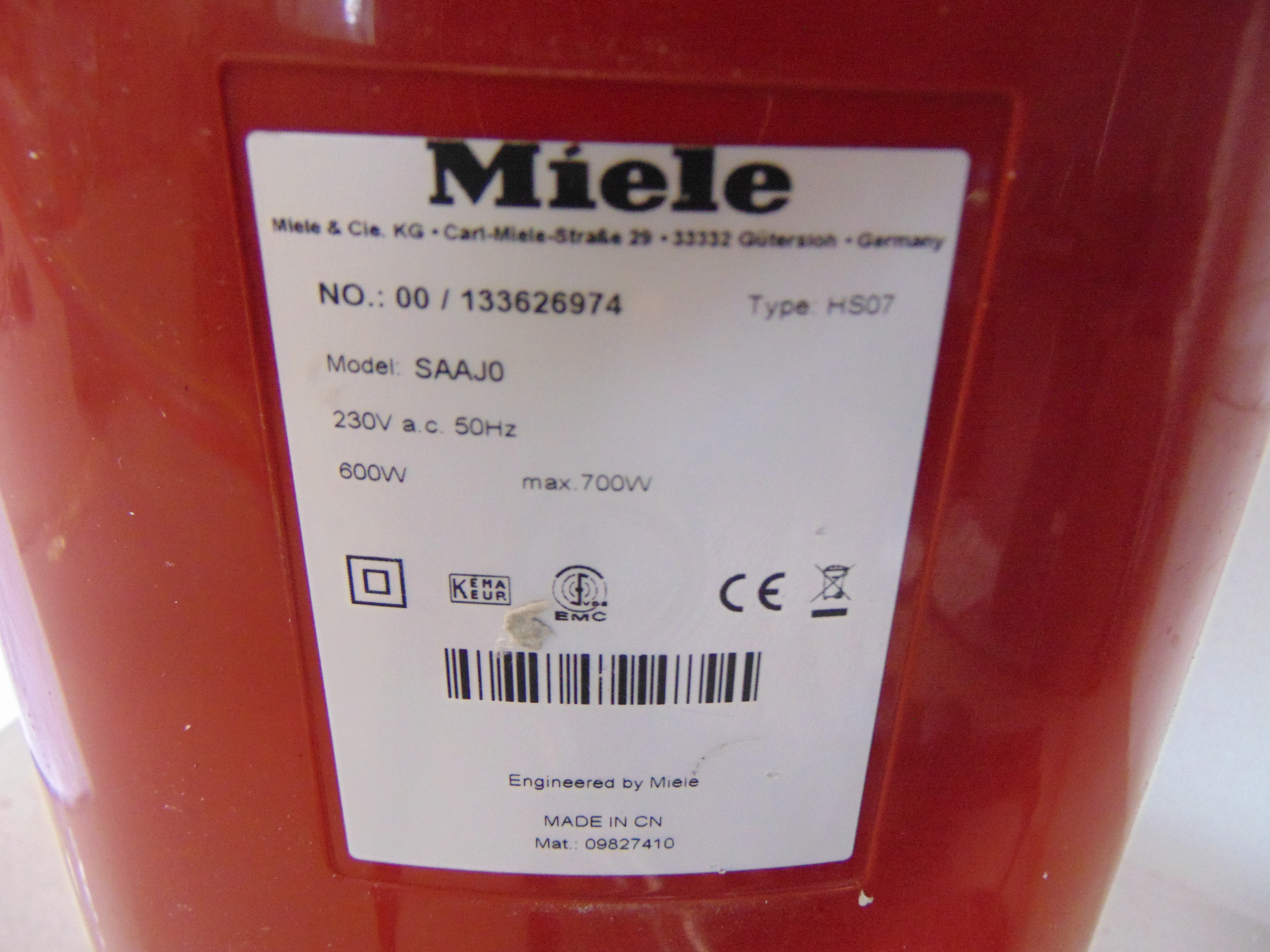 Miele Swing H1 Steelstofzuiger met snoer – foto 4 – kavel bij GSD Auctions, Zoeterwoude