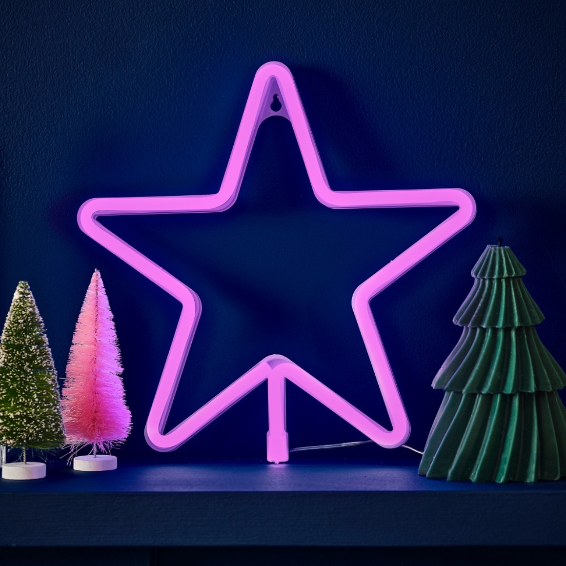 Neon verlichting Star op batterij roze 28 cm – foto 2 – kavel bij GSD Auctions, Zoeterwoude