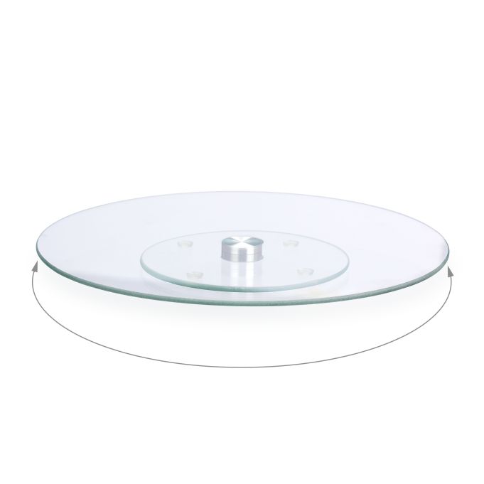 Draaibaar taartplateau glas 30cm(010) – foto 3 – kavel bij GSD Auctions, Zoeterwoude