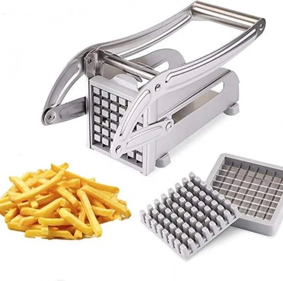 Rvs metalen friet snijder dik en dunne frieten – foto 2 – kavel bij GSD Auctions, Zoeterwoude