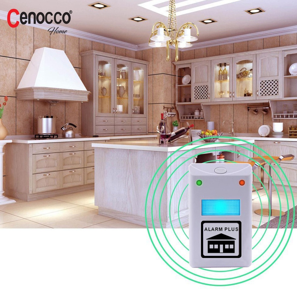 Cenocco CC-0046: Ultrasoon ongediertealarm met infraroodsensor-230volt – foto 3 – kavel bij GSD Auctions, Zoeterwoude