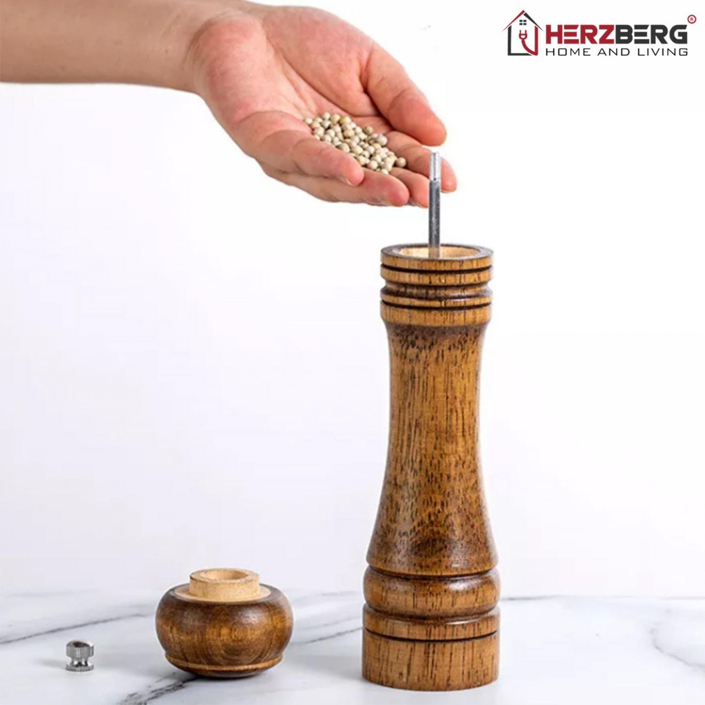 Eiken houten pepermolen-29cm – foto 3 – kavel bij GSD Auctions, Zoeterwoude