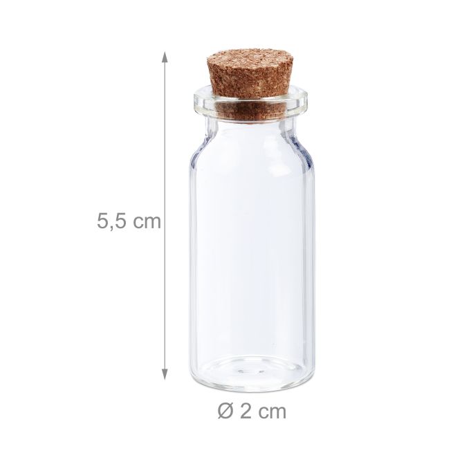 Mini glazen flesjes met kurk 60 stuks(319) – foto 4 – kavel bij GSD Auctions, Zoeterwoude