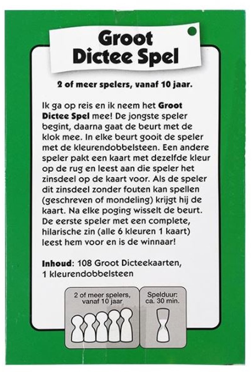 Nova Carta Het Groot Dictee Spel – foto 2 – kavel bij GSD Auctions, Zoeterwoude