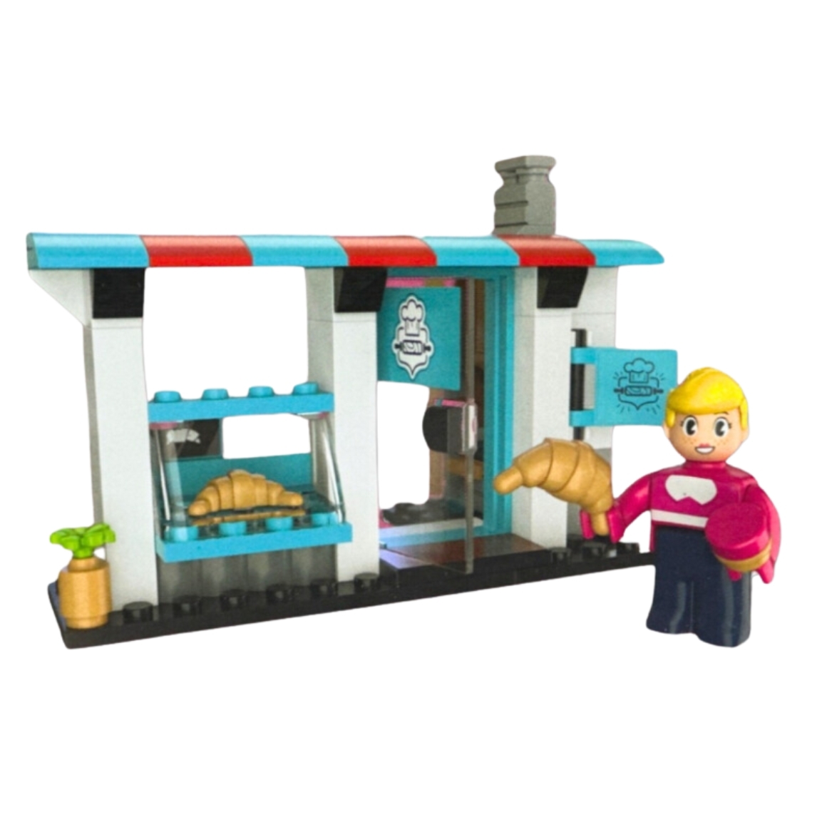 Kids Bricks - Bakkerij - Bouwset - 99 delig-Lego compatibel – foto 2 – kavel bij GSD Auctions, Zoeterwoude