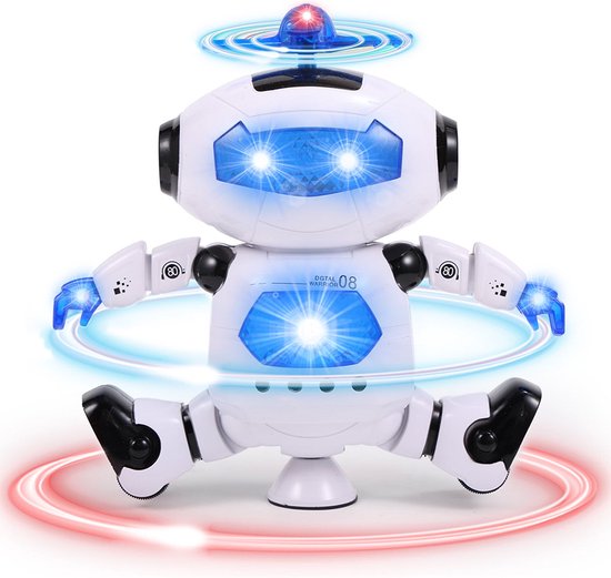 Dancing Robot met muziek /geluiden en lichteffecten – foto 4 – kavel bij GSD Auctions, Zoeterwoude