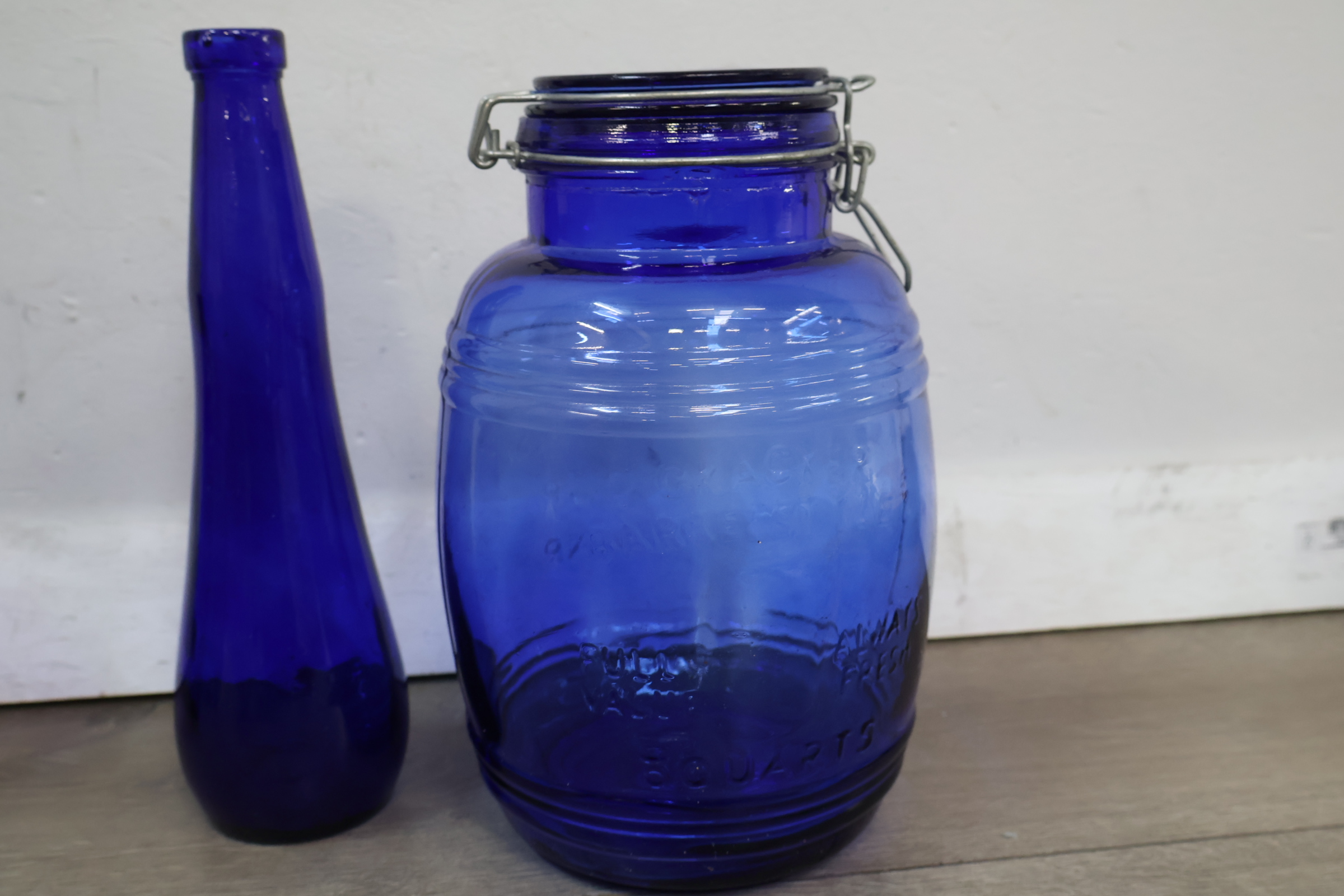 Set blauw glaswerk – foto 6 – kavel bij GSD Auctions, Zoeterwoude