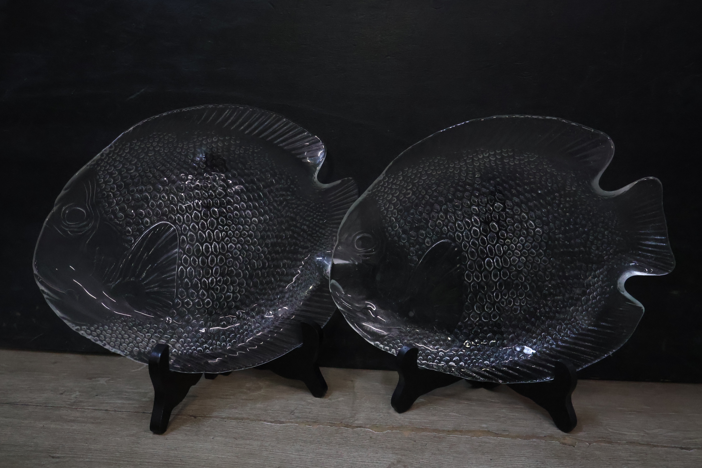Glazen visvormige schalenset 9 stuks – foto 10 – kavel bij GSD Auctions, Zoeterwoude