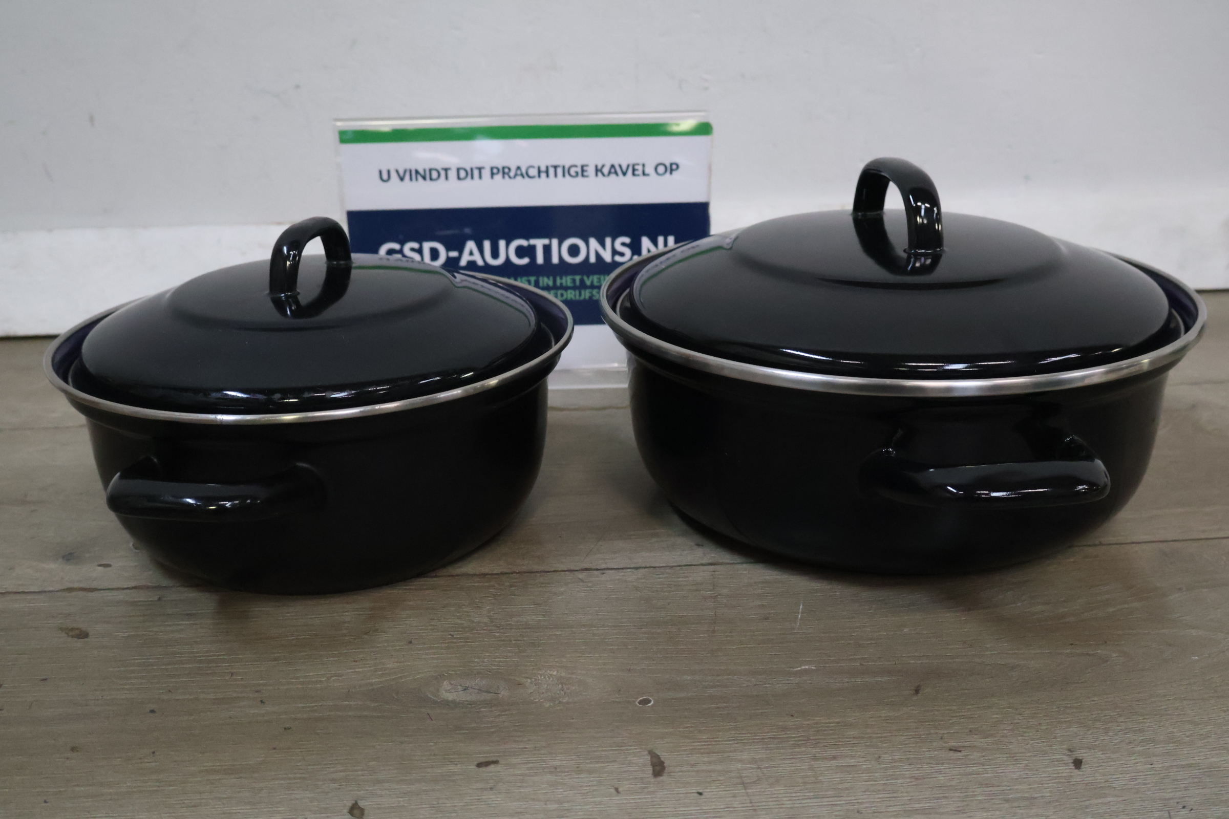 Set van twee BK braadpannen – foto 2 – kavel bij GSD Auctions, Zoeterwoude
