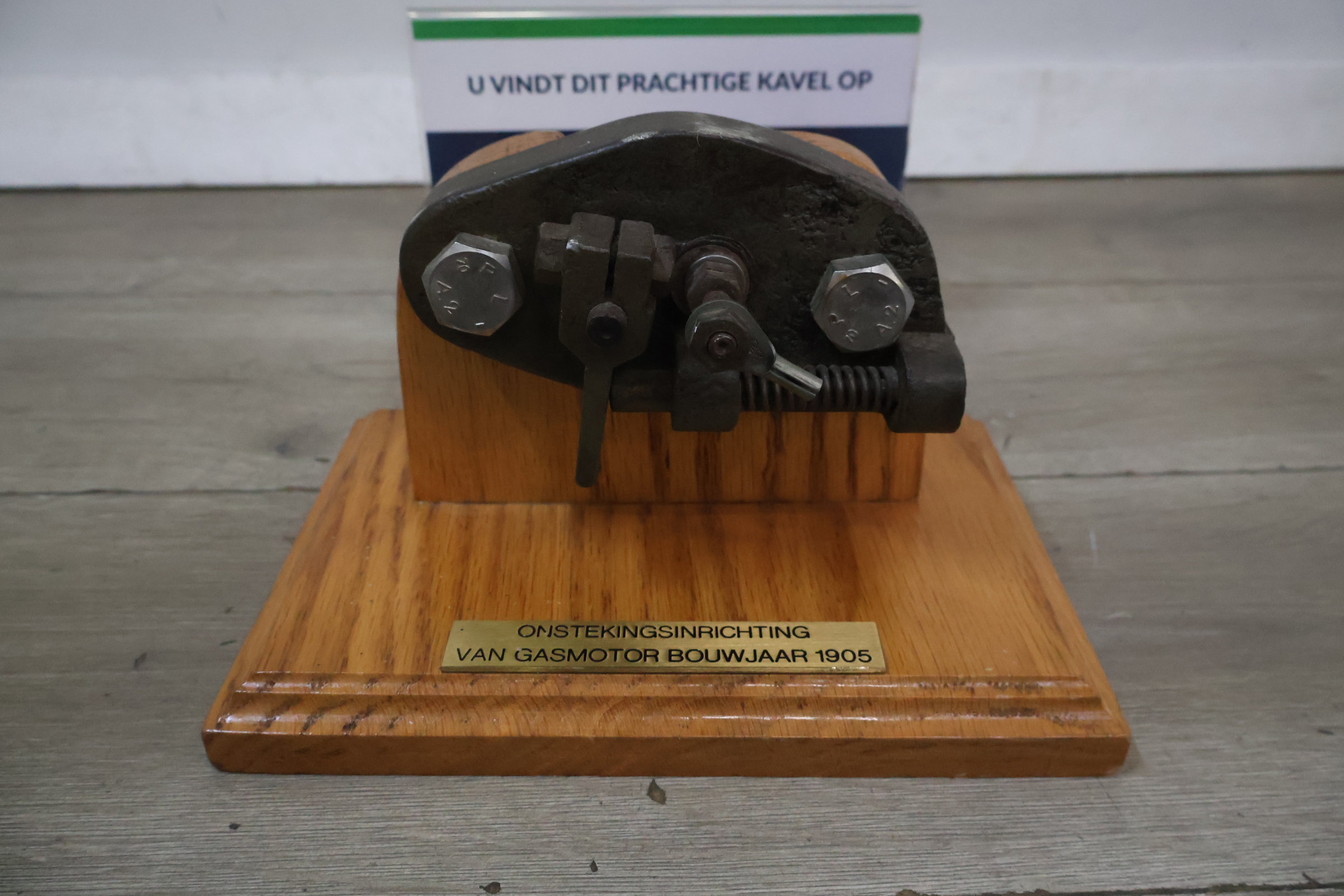 Ontstekingsinrichting gasmotor bouwjaar 1905 – foto 2 – kavel bij GSD Auctions, Zoeterwoude