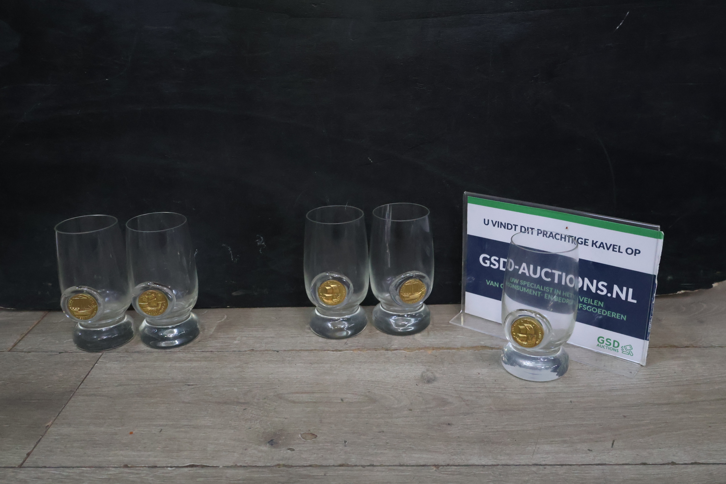 Set van 5 glazen – foto 2 – kavel bij GSD Auctions, Zoeterwoude