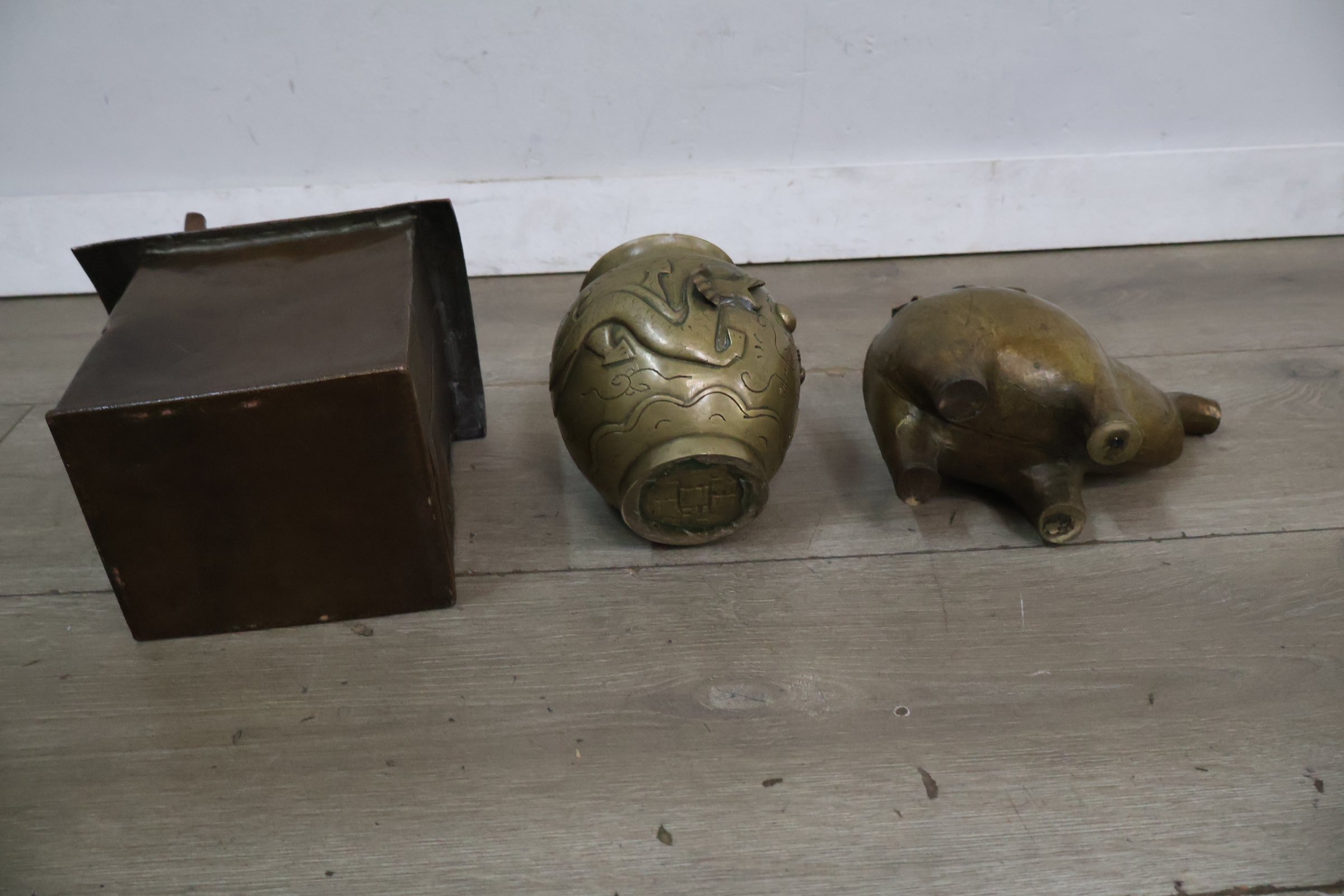 Set van 3 antieke messing voorwerpen – foto 9 – kavel bij GSD Auctions, Zoeterwoude