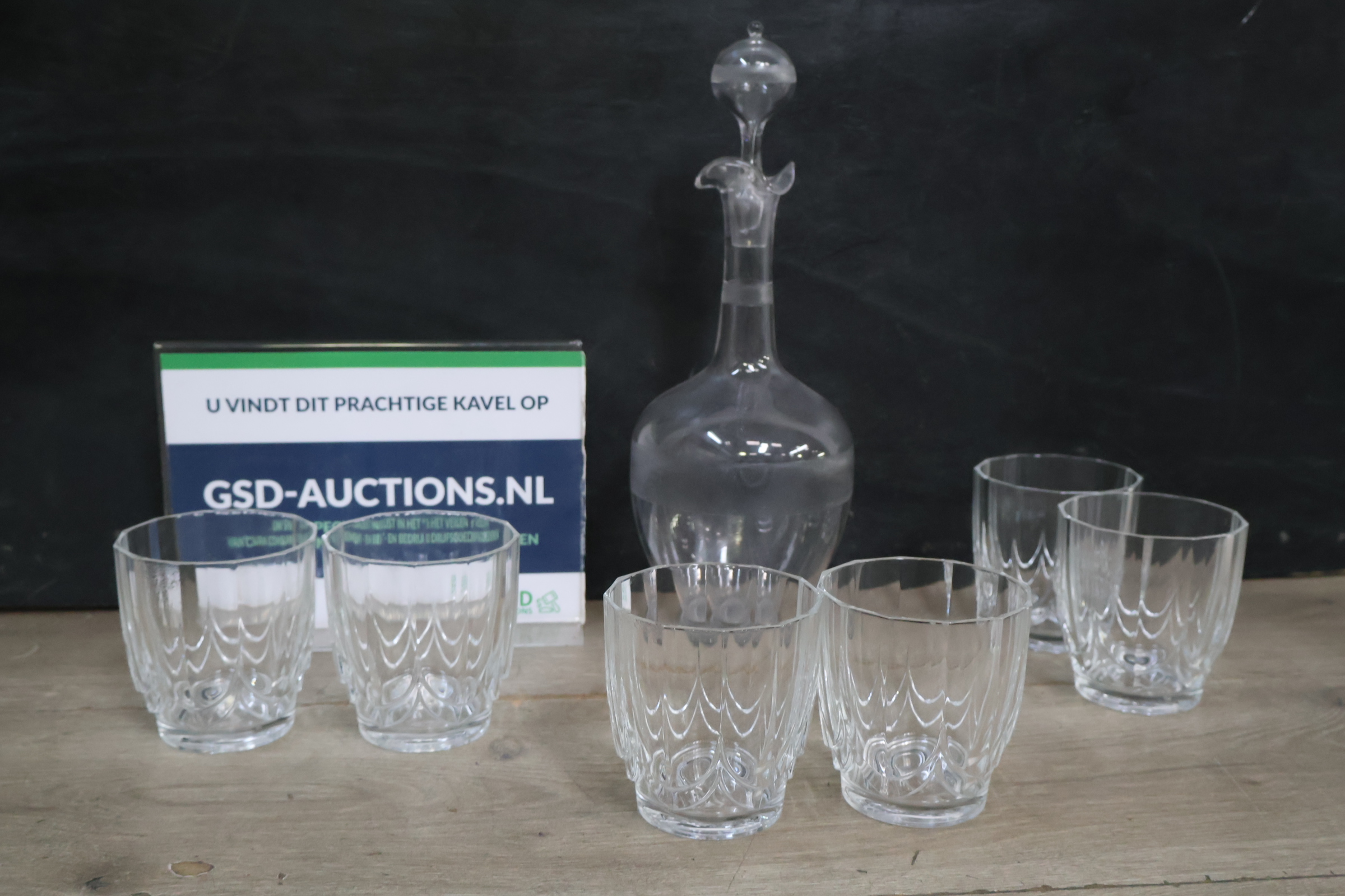 Kristallen Karaf met Glazen – foto 3 – kavel bij GSD Auctions, Zoeterwoude