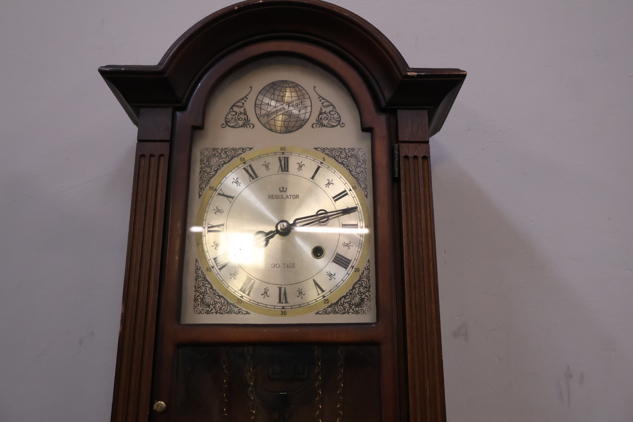 Regulator wandklok met slinger en gewichten – foto 5 – kavel bij GSD Auctions, Zoeterwoude