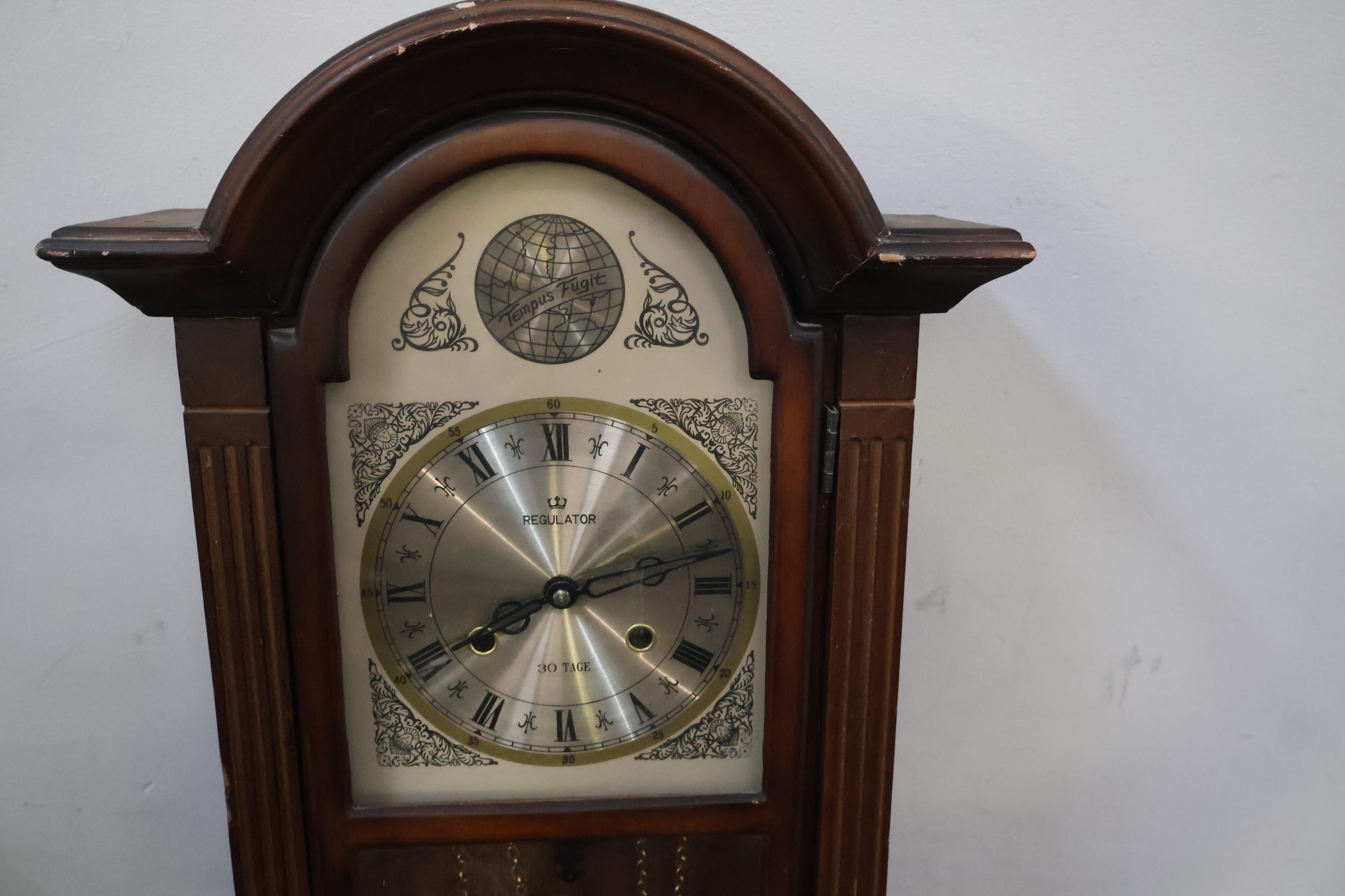 Regulator wandklok met slinger en gewichten – foto 6 – kavel bij GSD Auctions, Zoeterwoude