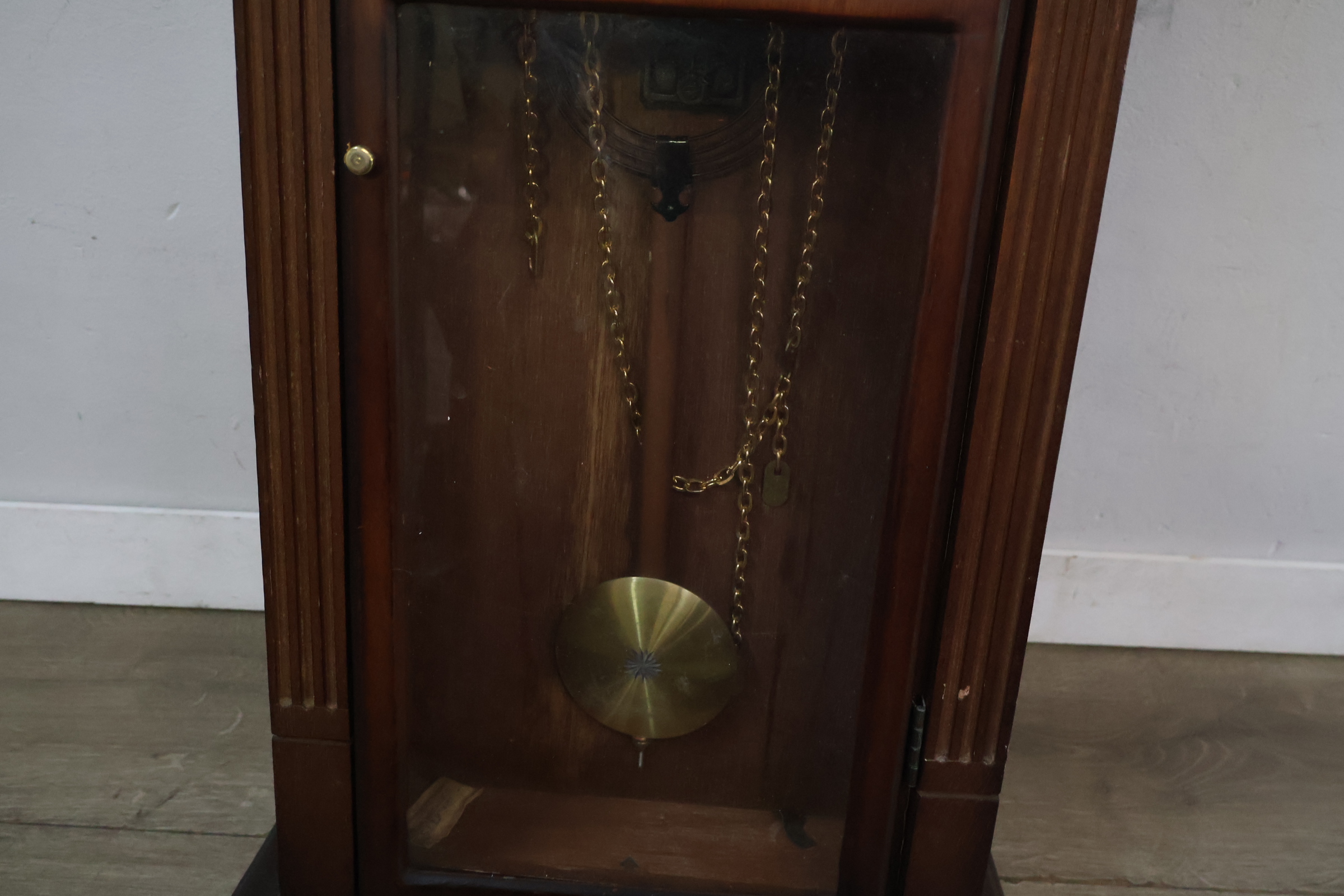 Regulator wandklok met slinger en gewichten – foto 9 – kavel bij GSD Auctions, Zoeterwoude