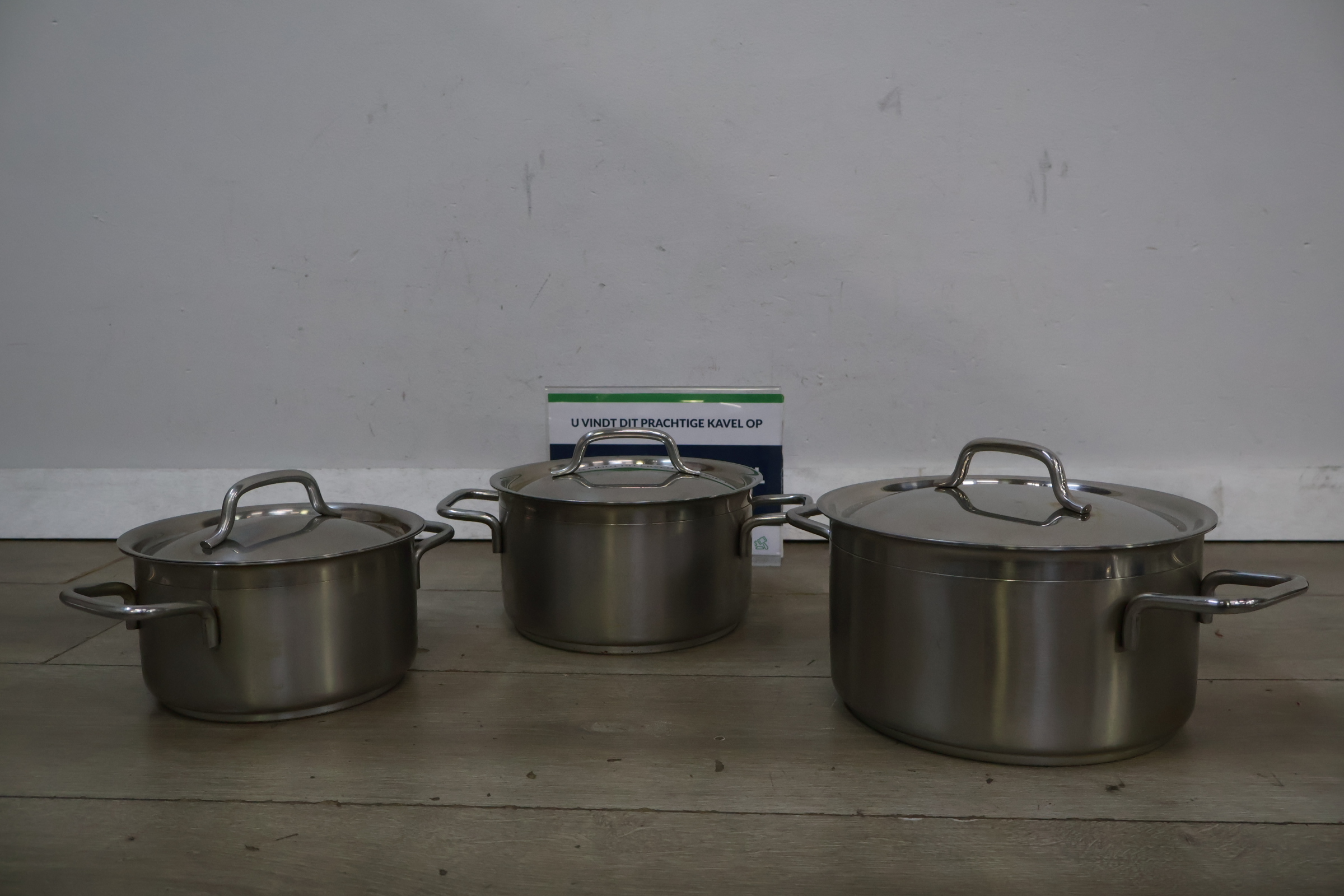 Set van drie BK kookpannen – foto 2 – kavel bij GSD Auctions, Zoeterwoude