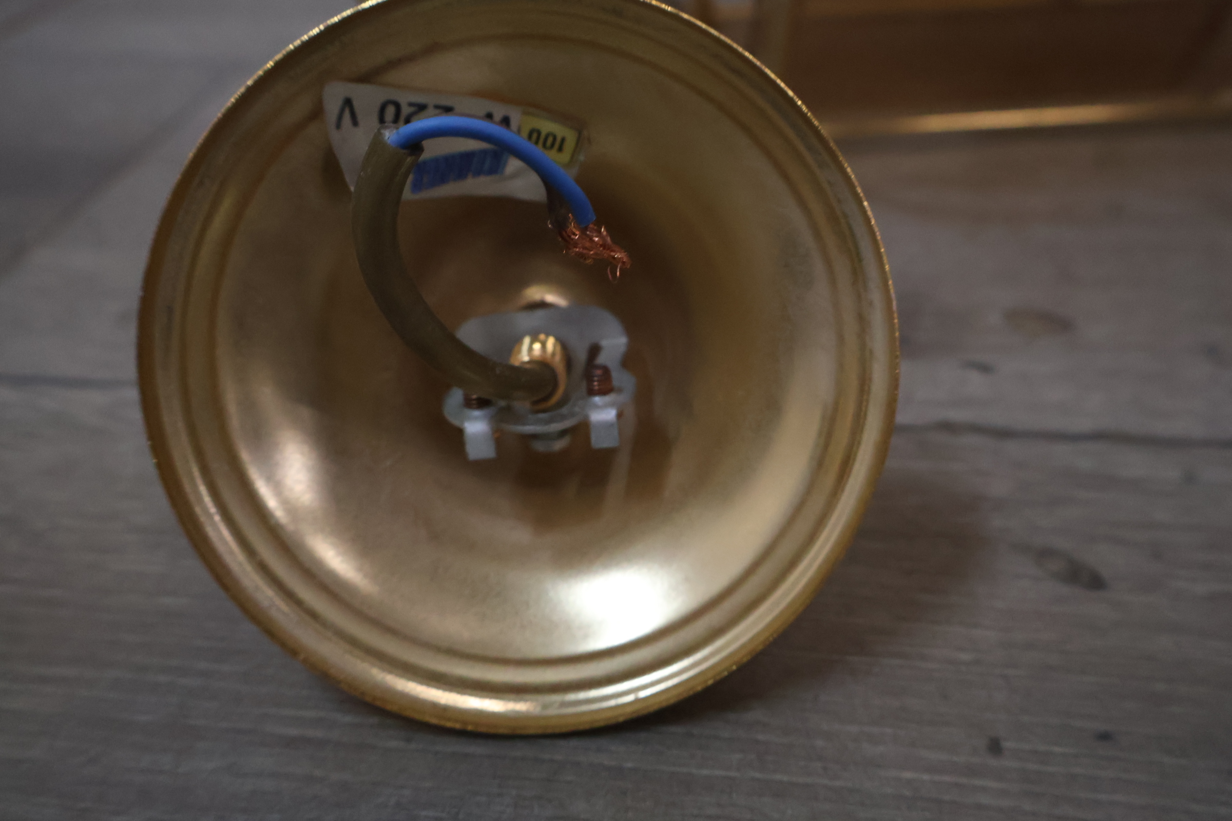 Vintage messing hanglamp - Regency Stijl – foto 7 – kavel bij GSD Auctions, Zoeterwoude