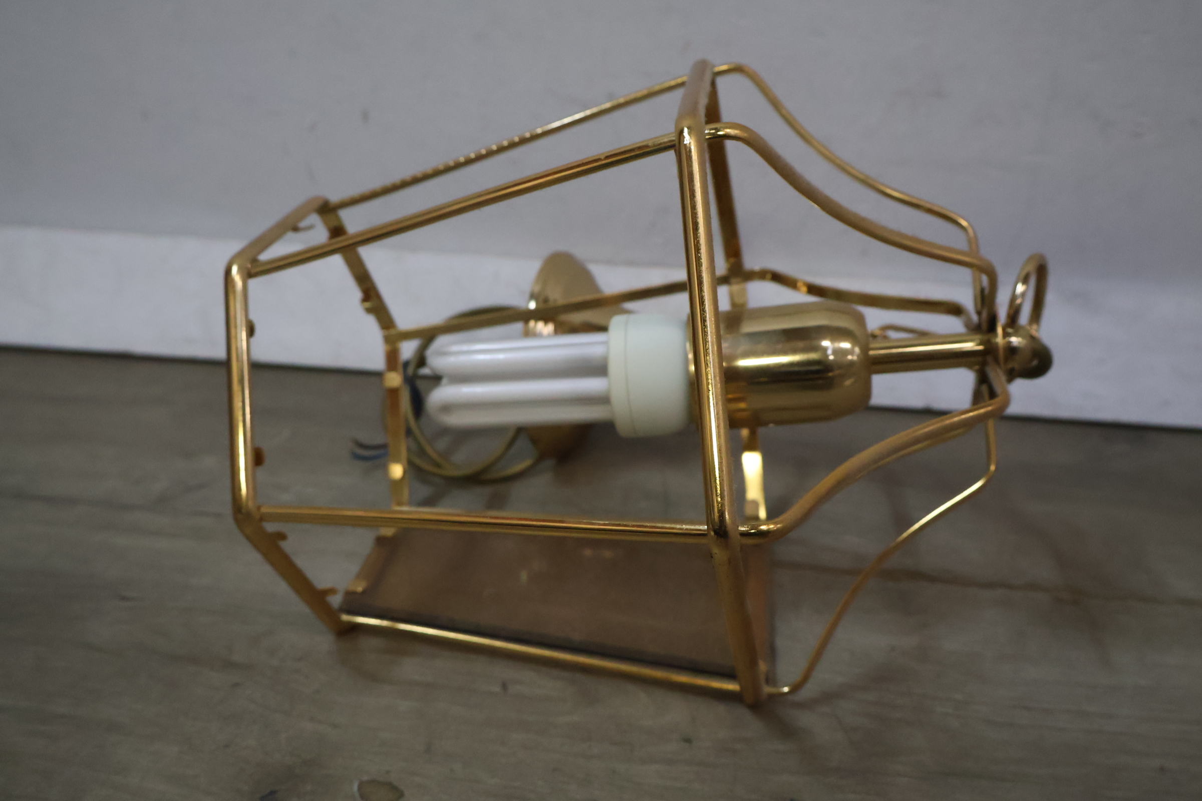 Vintage messing lantaarnhanglamp – foto 7 – kavel bij GSD Auctions, Zoeterwoude