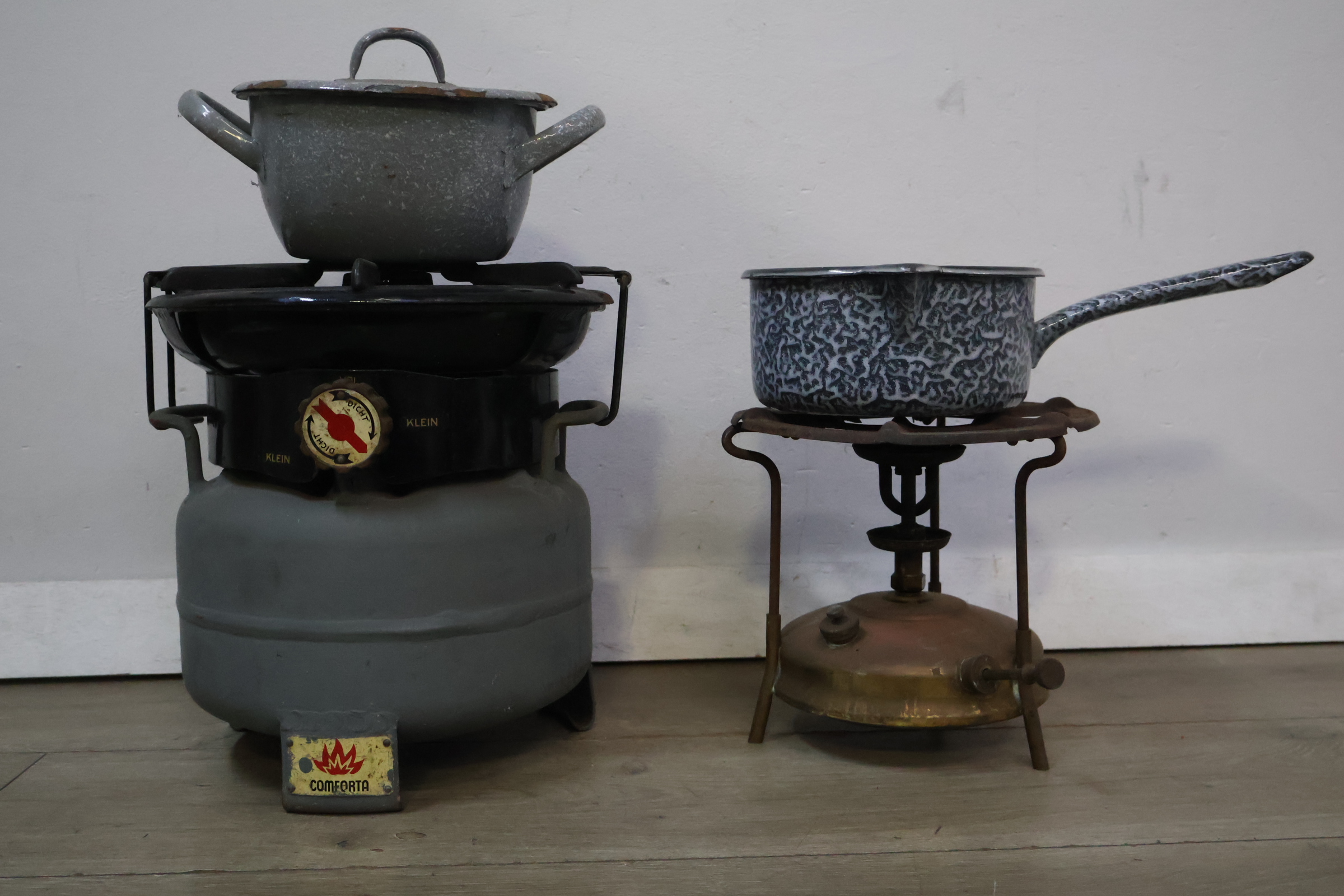 Vintage Petroleumstellen met Pannetjes – foto 5 – kavel bij GSD Auctions, Zoeterwoude