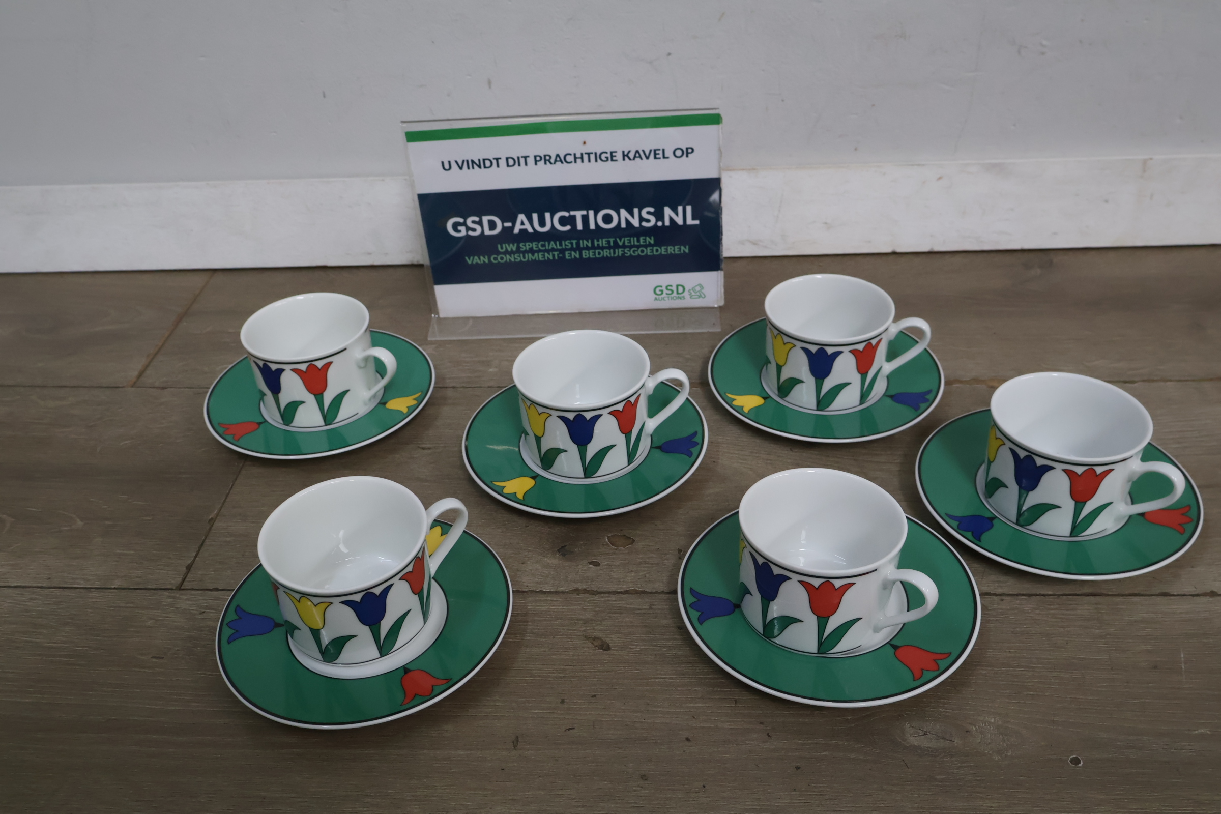 6-delige kop en schotel set van Winterling Marktleuthen – foto 2 – kavel bij GSD Auctions, Zoeterwoude