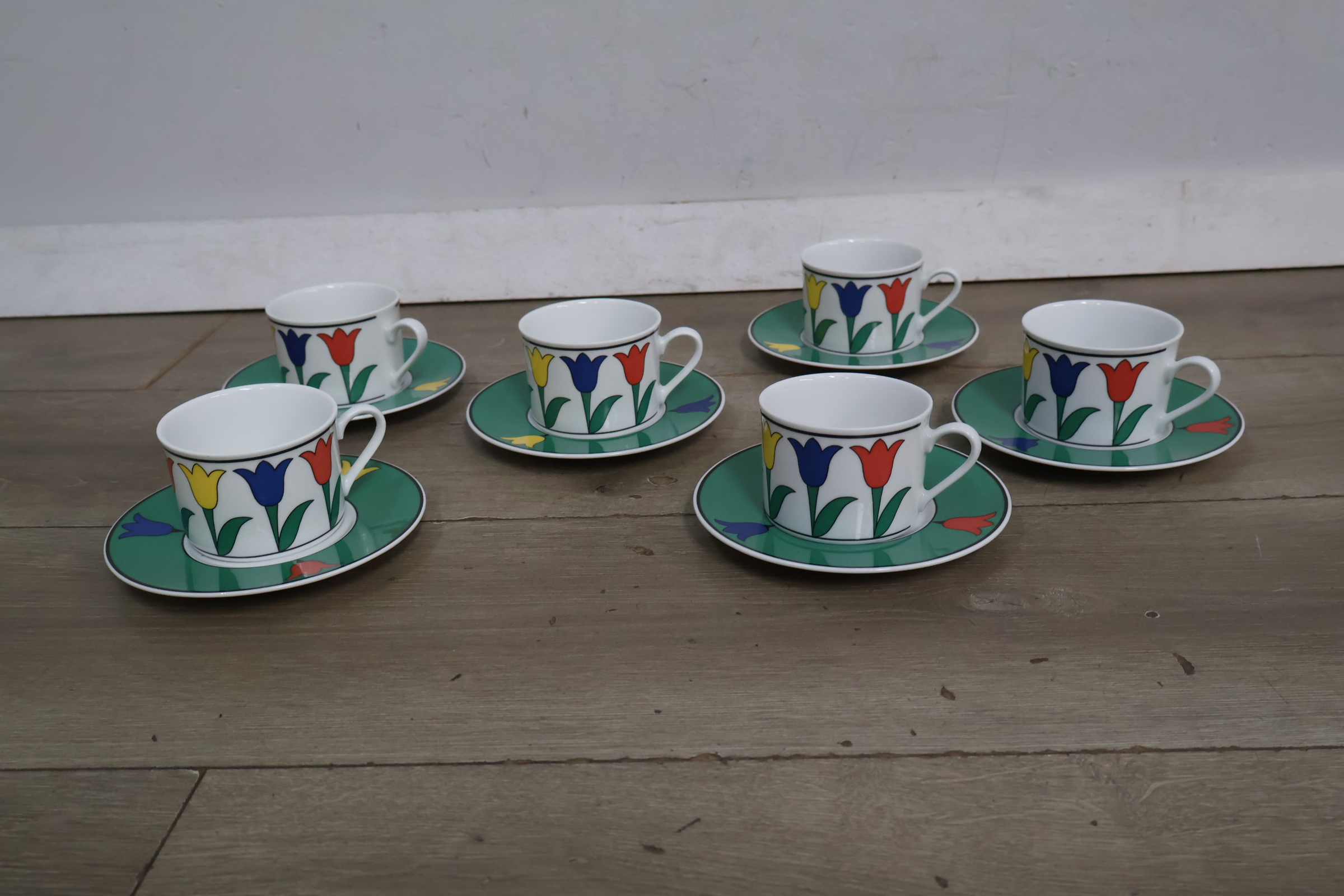 6-delige kop en schotel set van Winterling Marktleuthen – foto 3 – kavel bij GSD Auctions, Zoeterwoude