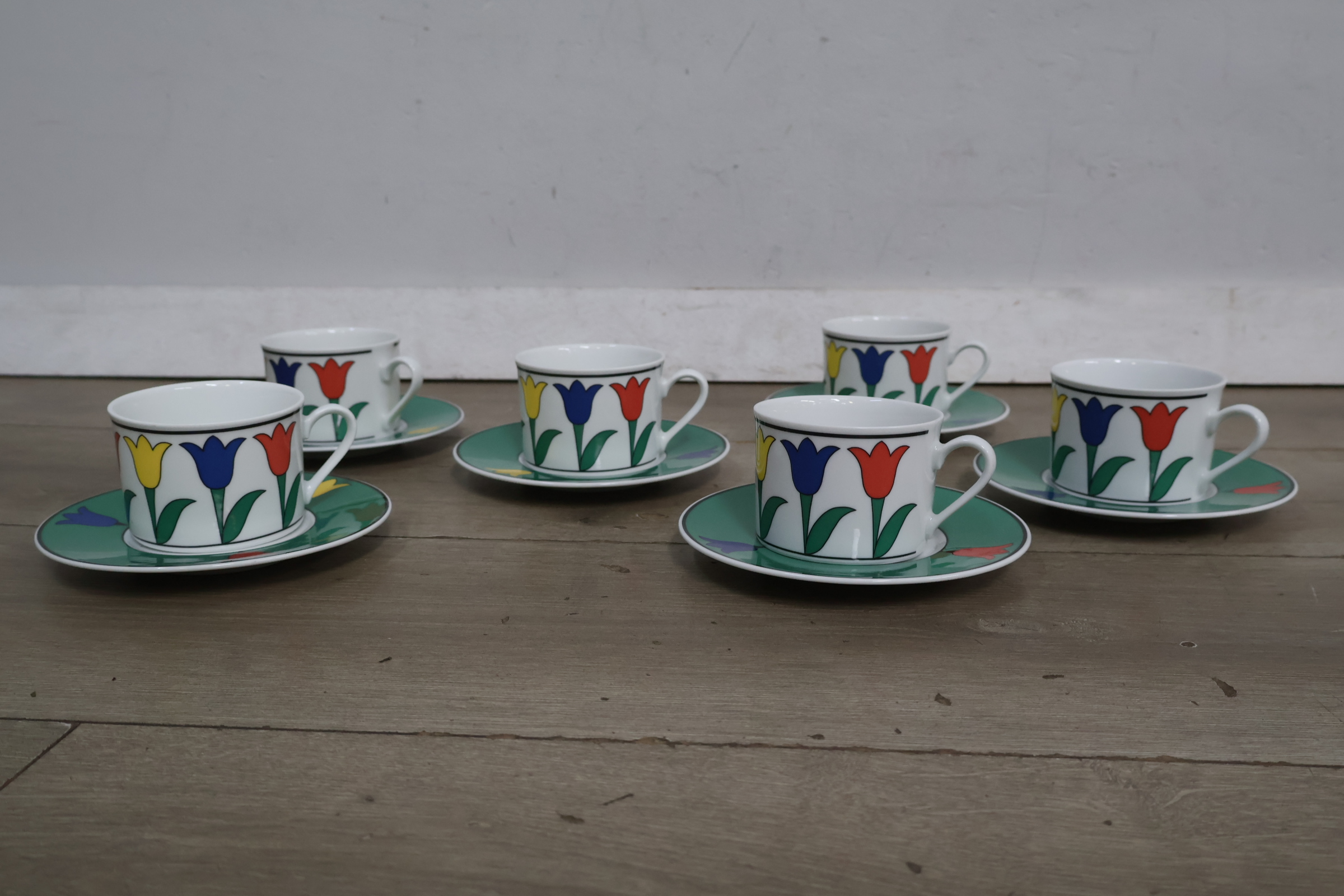 6-delige kop en schotel set van Winterling Marktleuthen – foto 4 – kavel bij GSD Auctions, Zoeterwoude