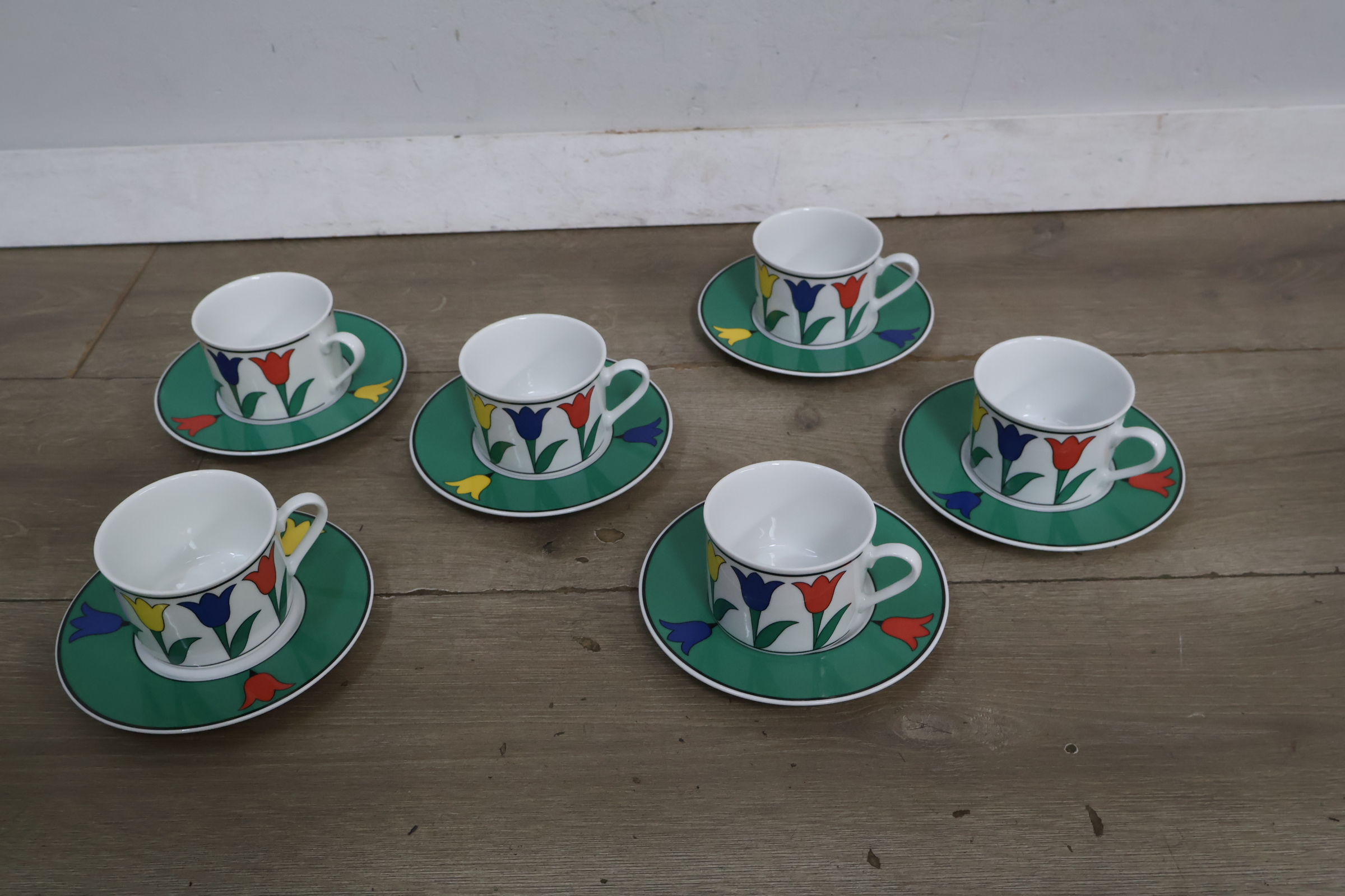 6-delige kop en schotel set van Winterling Marktleuthen – foto 5 – kavel bij GSD Auctions, Zoeterwoude