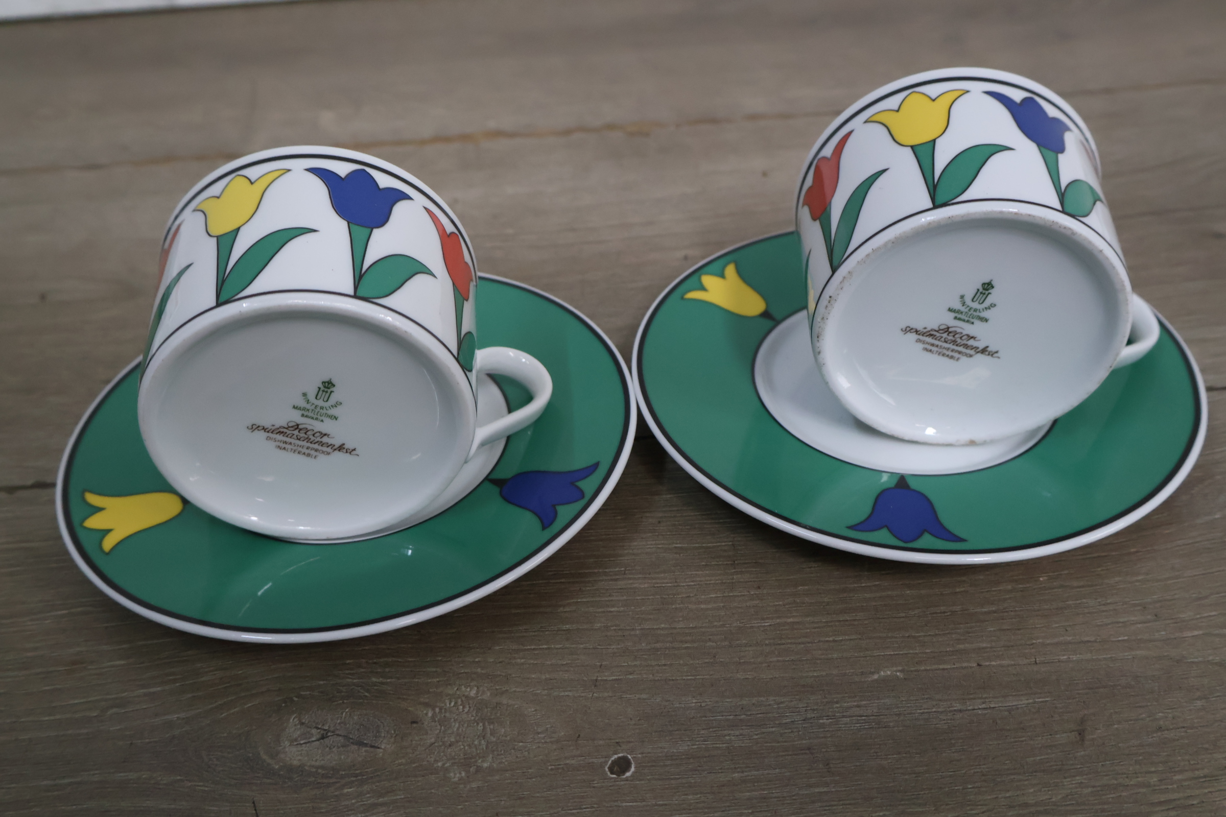 6-delige kop en schotel set van Winterling Marktleuthen – foto 8 – kavel bij GSD Auctions, Zoeterwoude