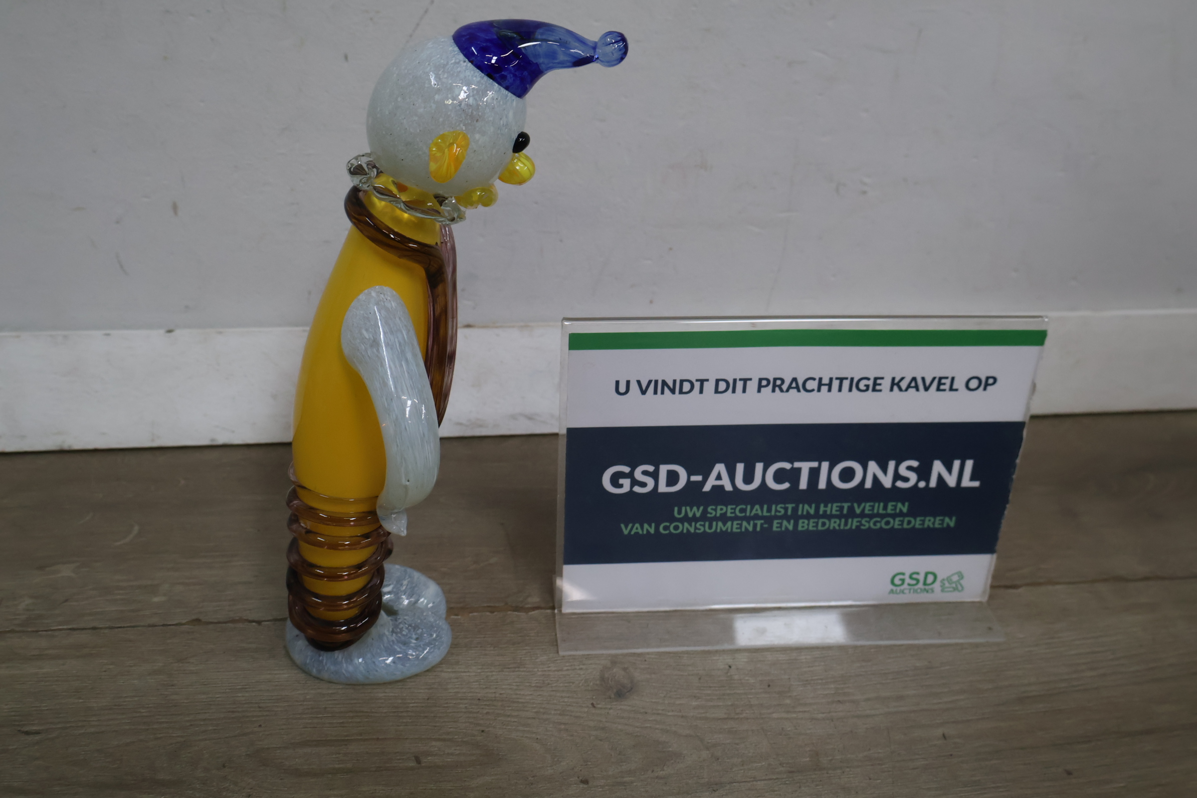 Clownsculptuur van Muranoglas – foto 2 – kavel bij GSD Auctions, Zoeterwoude