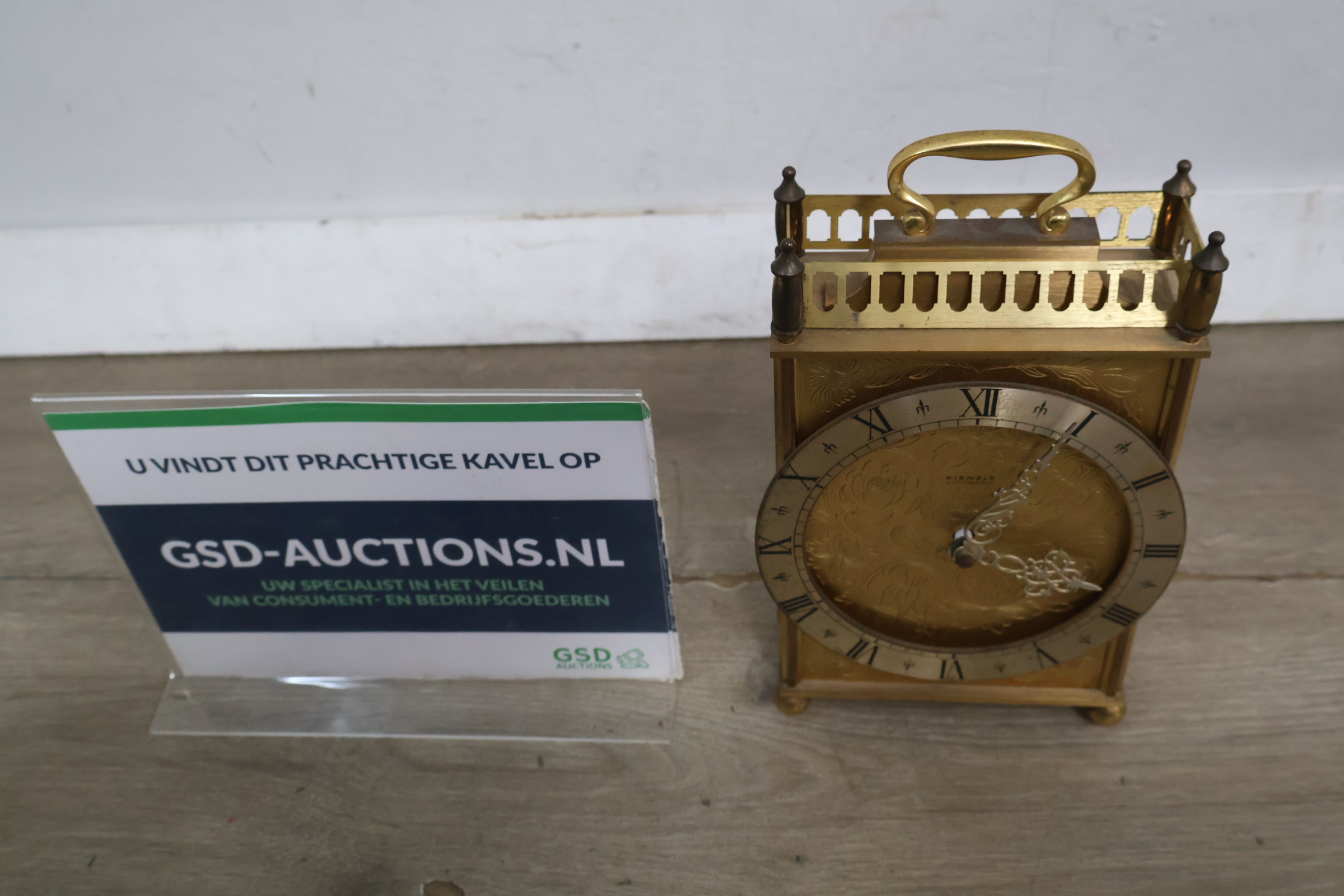 Messing London Clock Co. Kienzle Klok – foto 2 – kavel bij GSD Auctions, Zoeterwoude