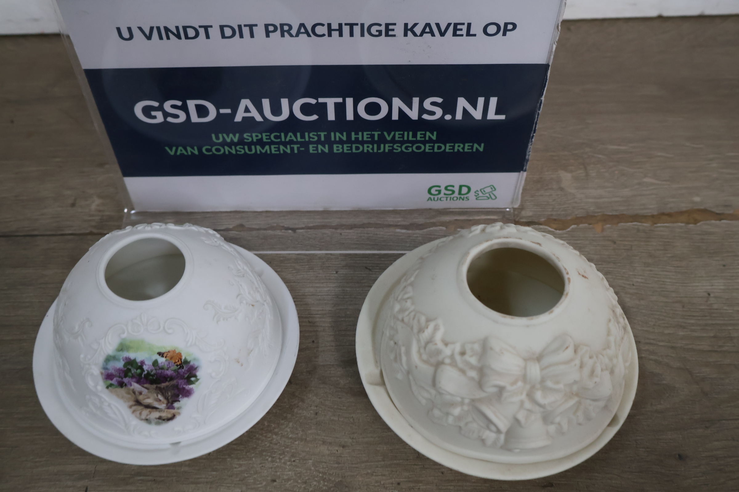 Set van twee waxinelichthouders – foto 2 – kavel bij GSD Auctions, Zoeterwoude