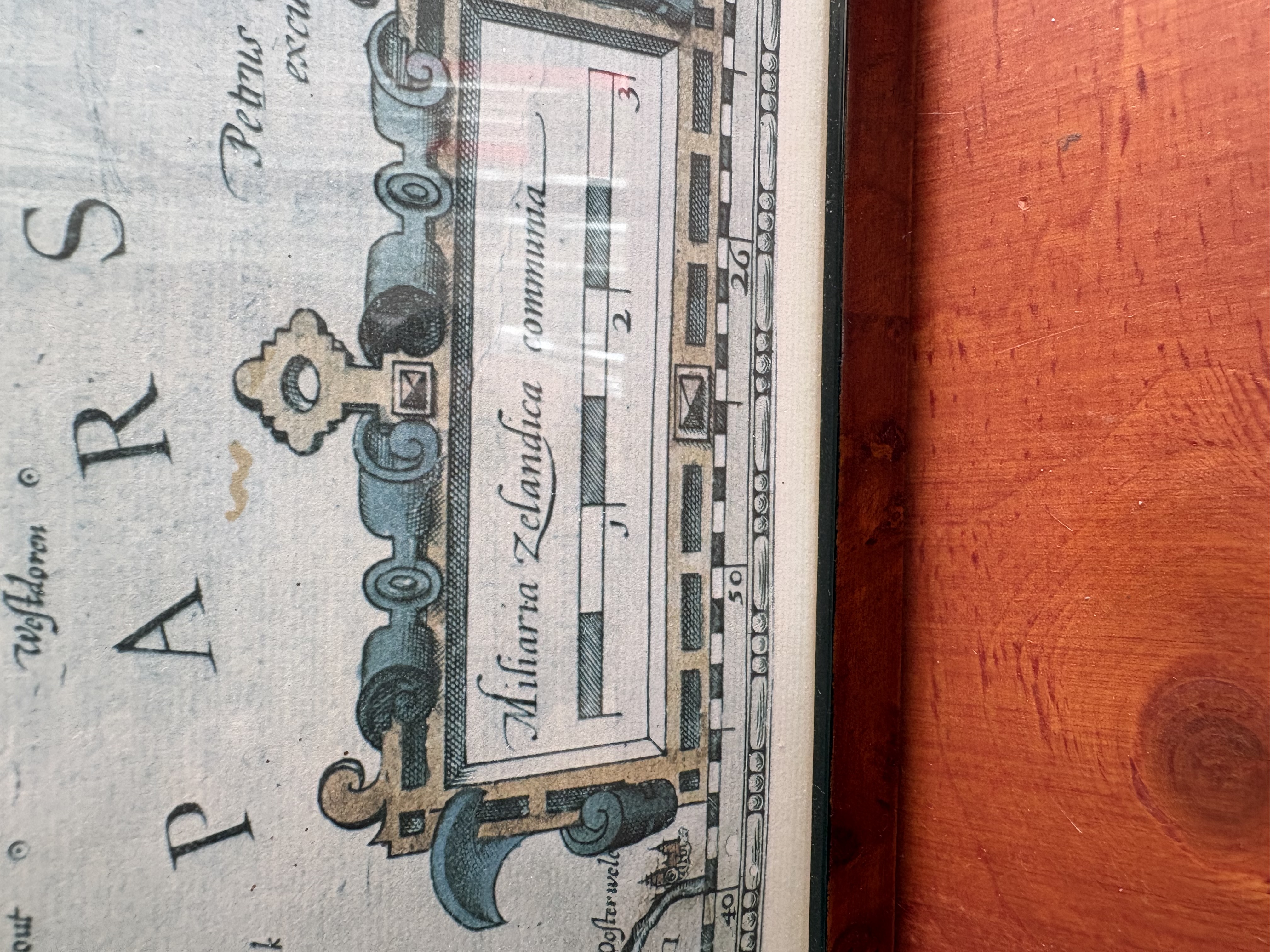 Kaart in het lijst (kopie) – foto 2 – kavel bij GSD Auctions, Zoeterwoude