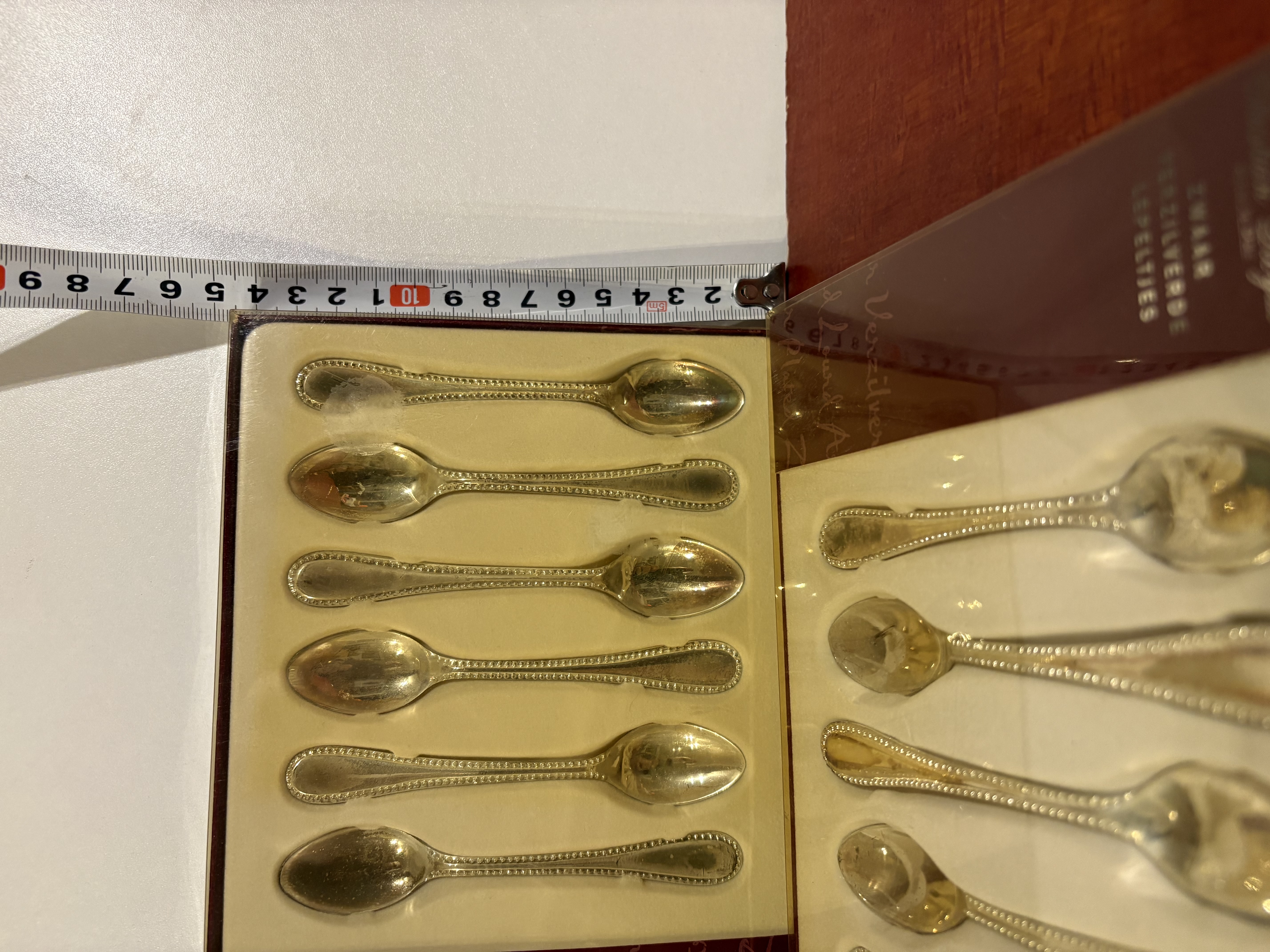 Christian Royal zwaar verzilverde lepeltjes nog in doos – foto 7 – kavel bij GSD Auctions, Zoeterwoude
