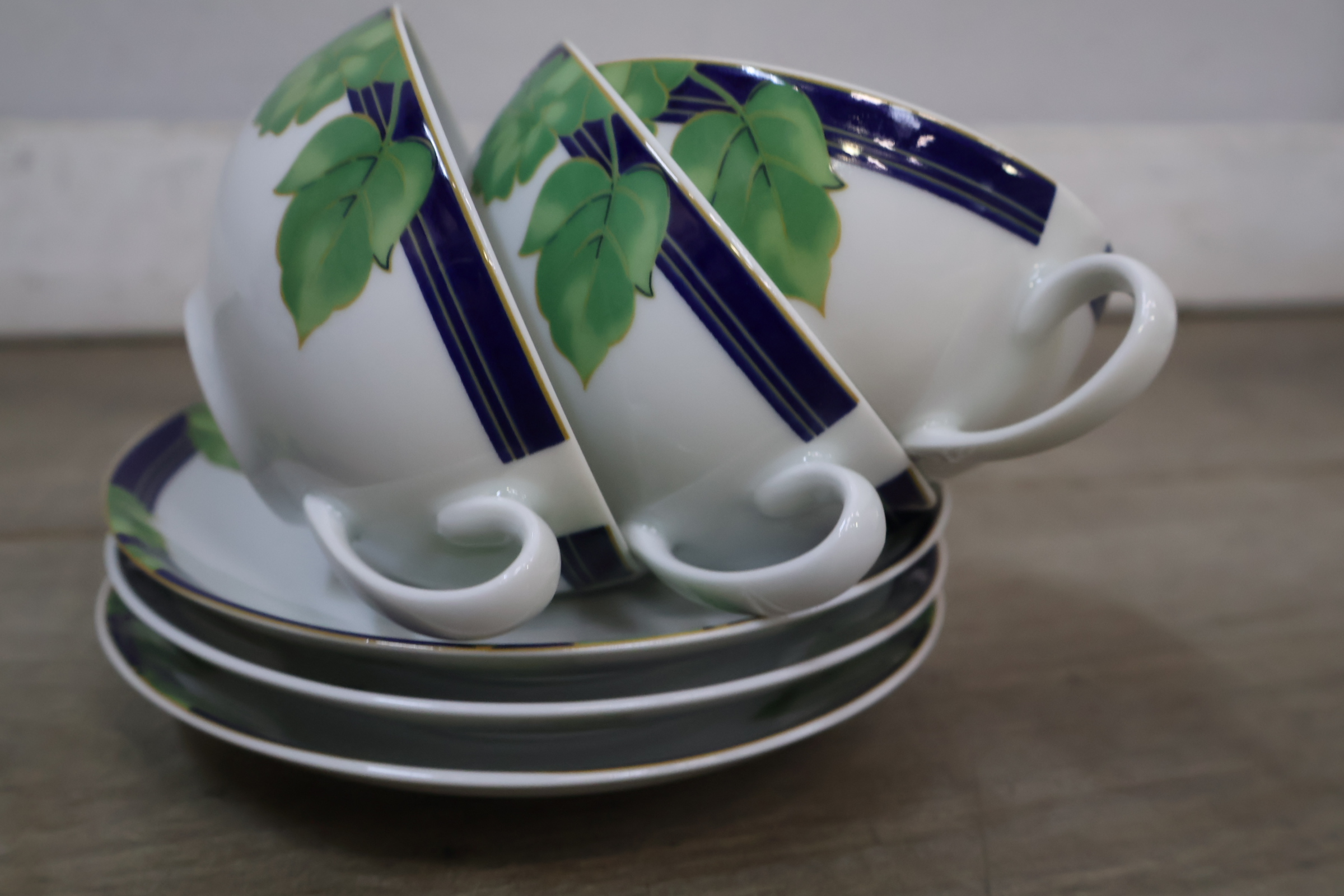 Set van 6 Kop en Schotels' – foto 12 – kavel bij GSD Auctions, Zoeterwoude
