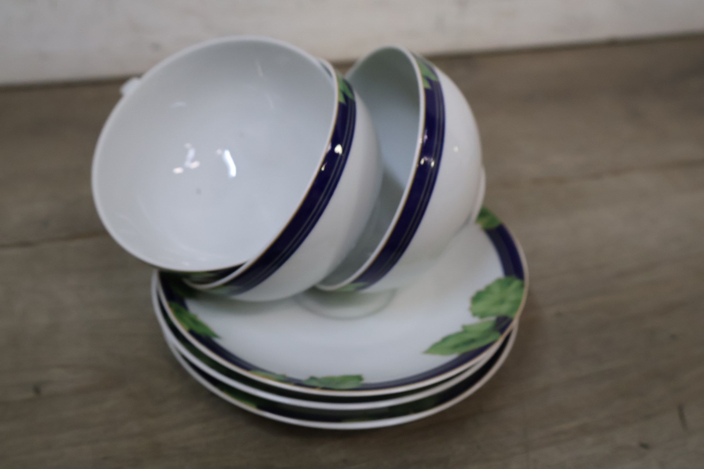 Set van 6 Kop en Schotels' – foto 13 – kavel bij GSD Auctions, Zoeterwoude