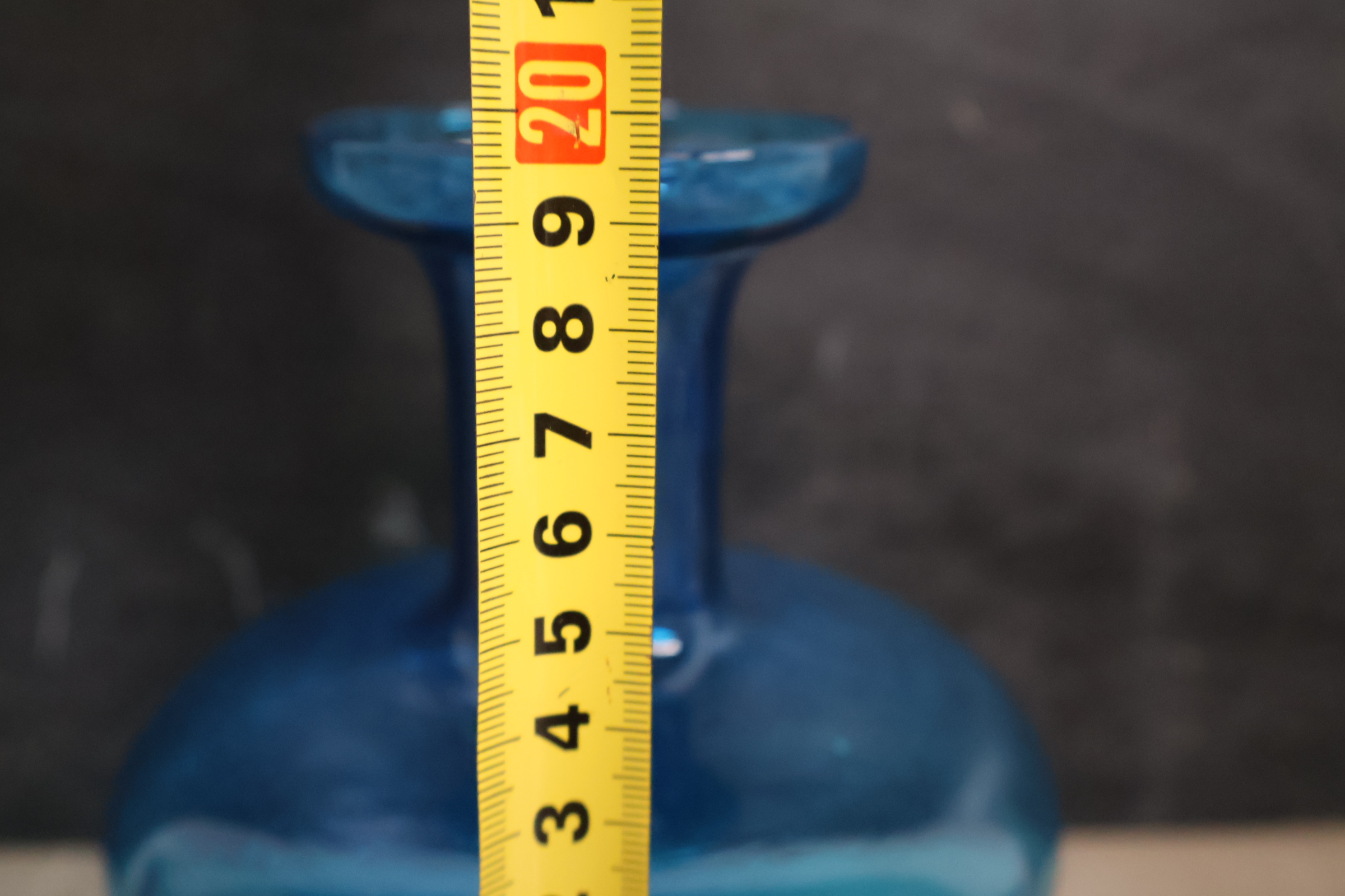 Set van 6 blauwe wijnglazen met karaf' – foto 17 – kavel bij GSD Auctions, Zoeterwoude