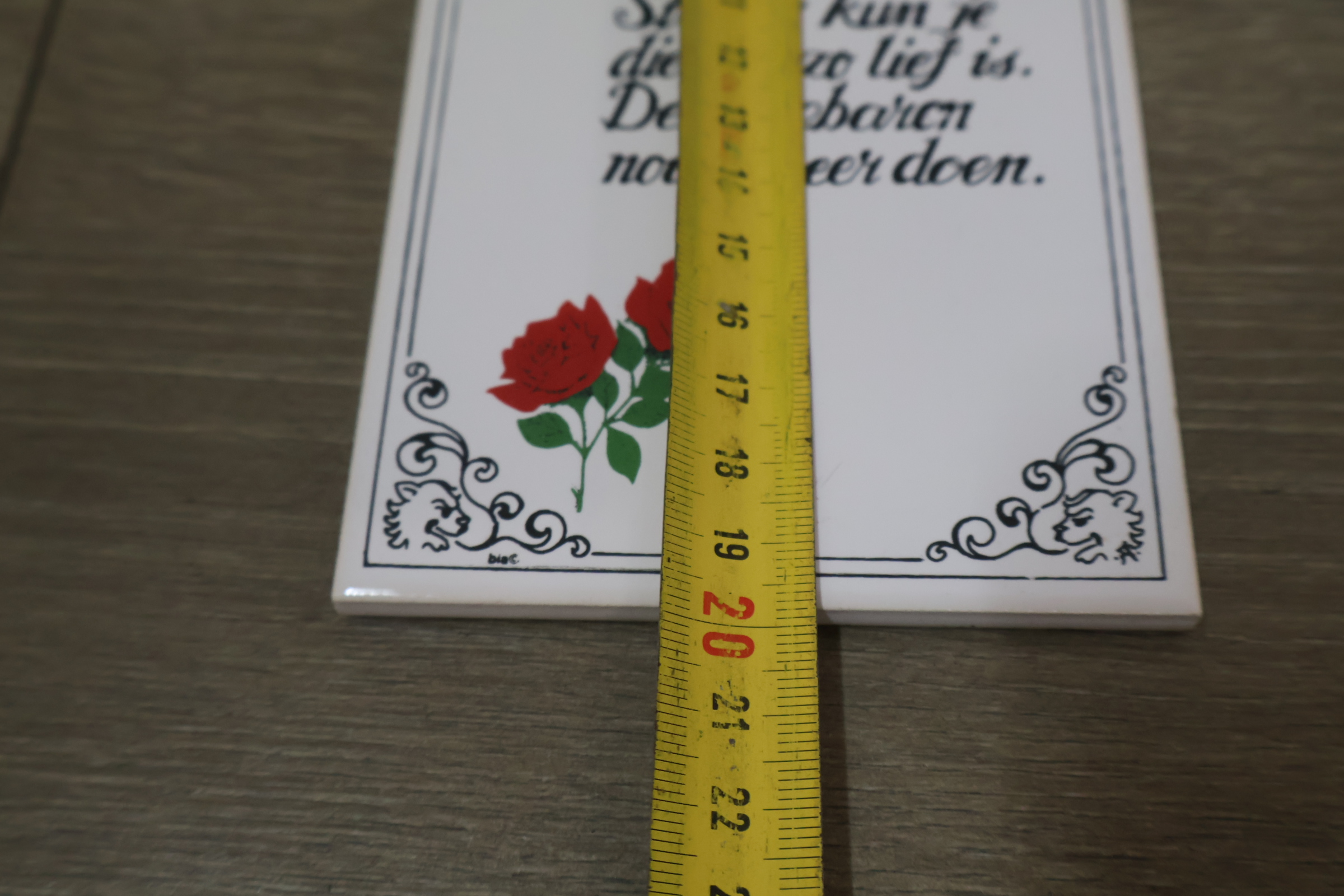 3 Spreuk-tegels' – foto 12 – kavel bij GSD Auctions, Zoeterwoude
