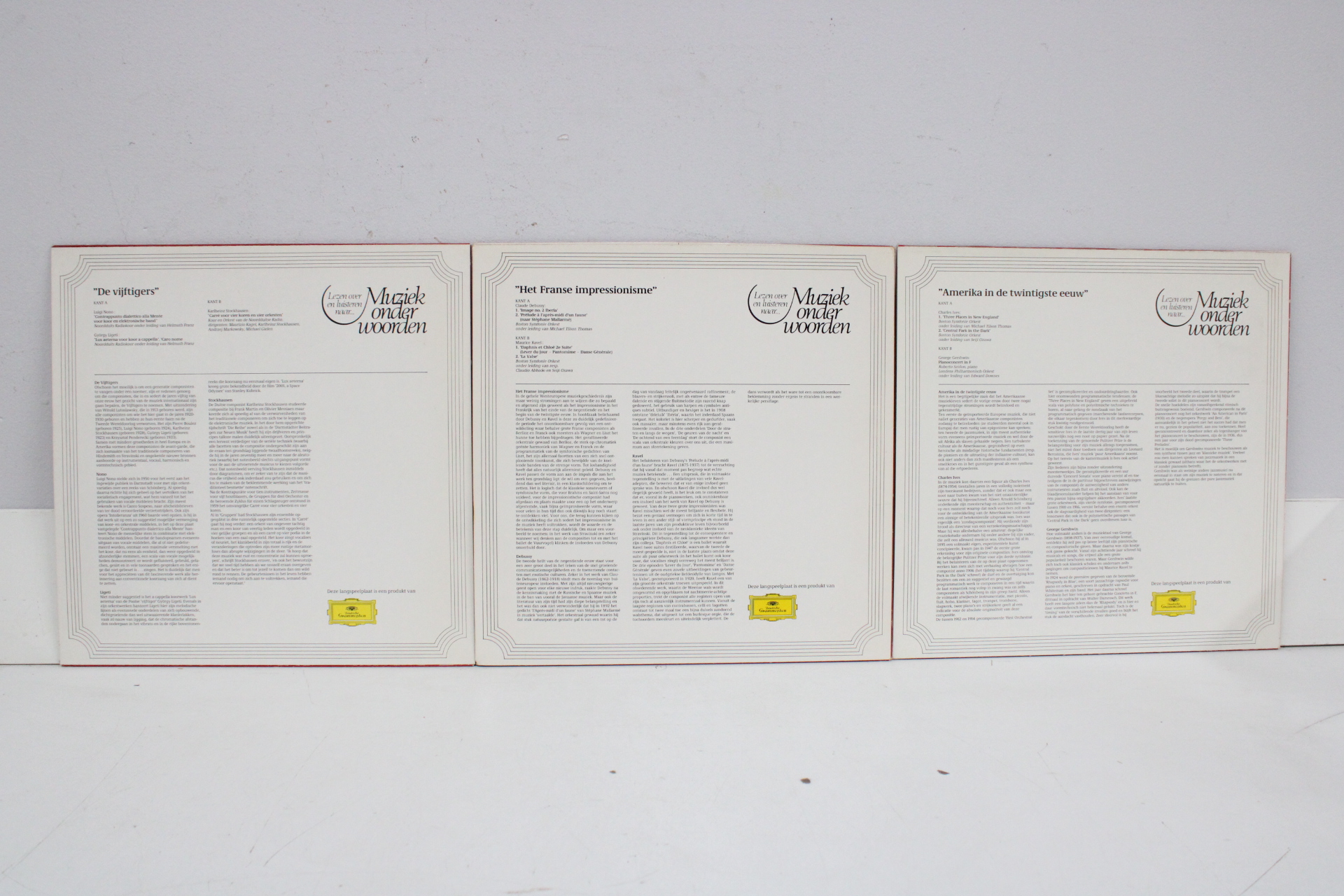 Luxe LP muziekcollectie 'Muziek onder woorden'' – foto 21 – kavel bij GSD Auctions, Zoeterwoude