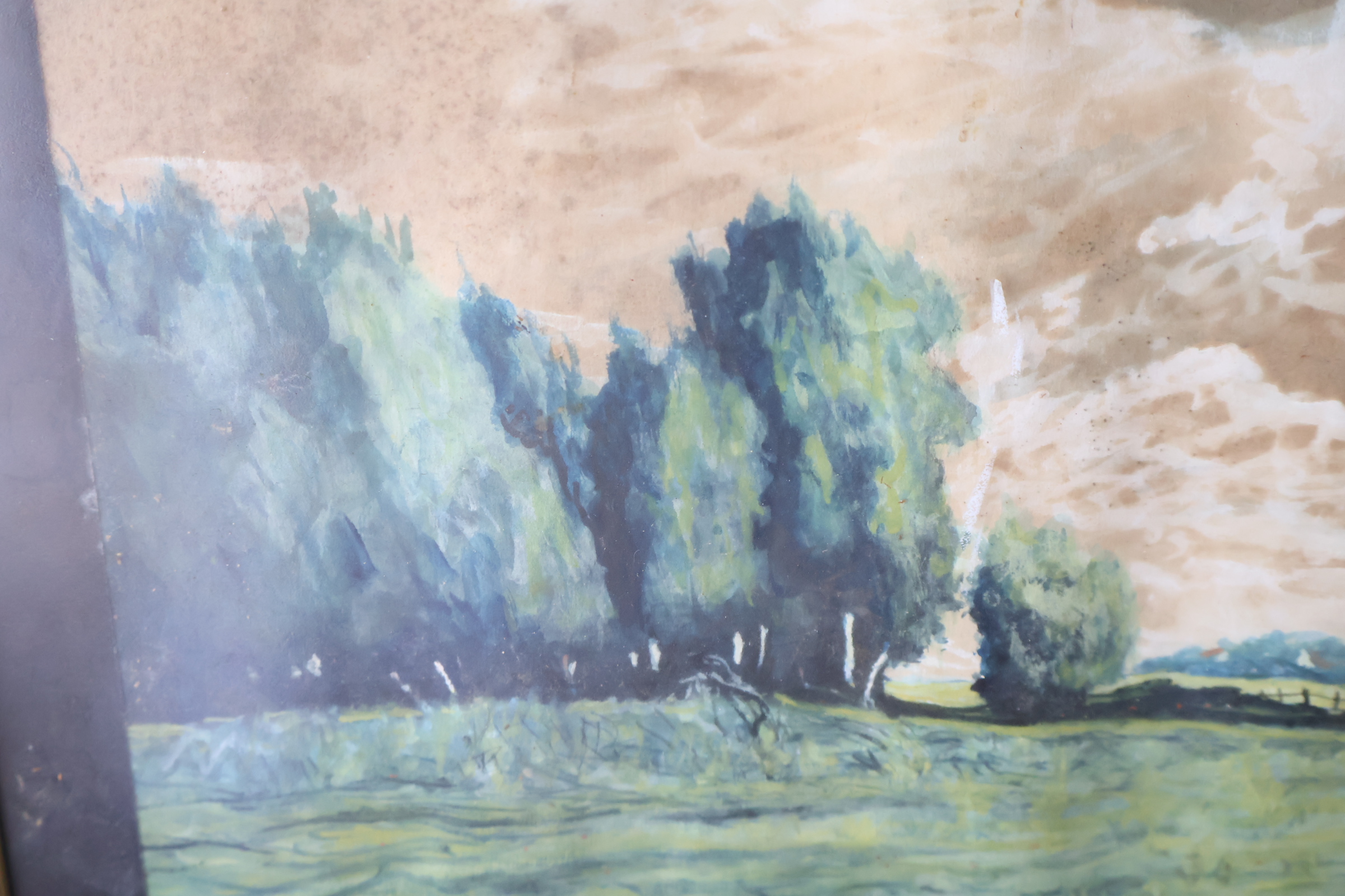 Ingelijste werk landschapschildering door Z. Baran' – foto 11 – kavel bij GSD Auctions, Zoeterwoude