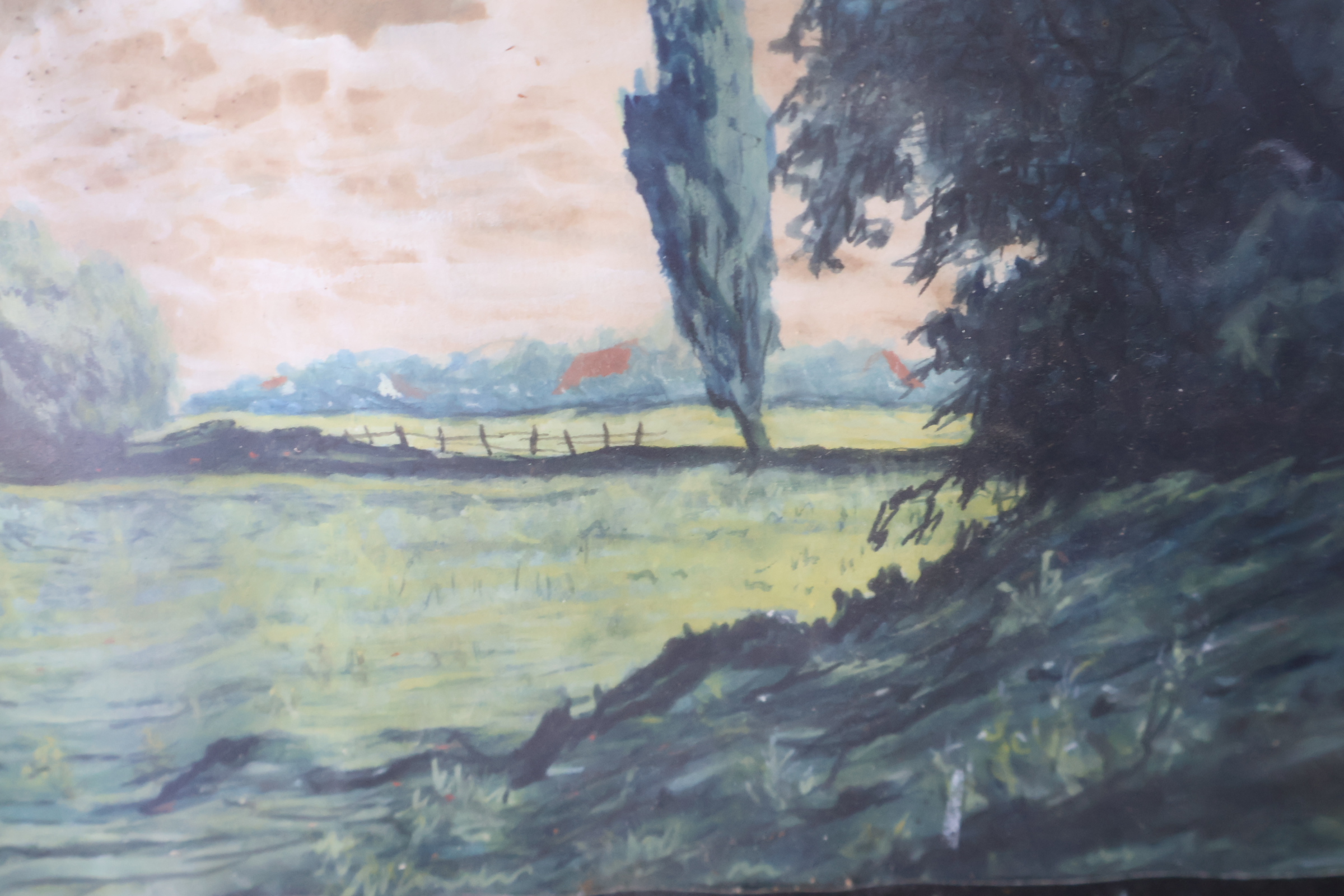Ingelijste werk landschapschildering door Z. Baran' – foto 13 – kavel bij GSD Auctions, Zoeterwoude