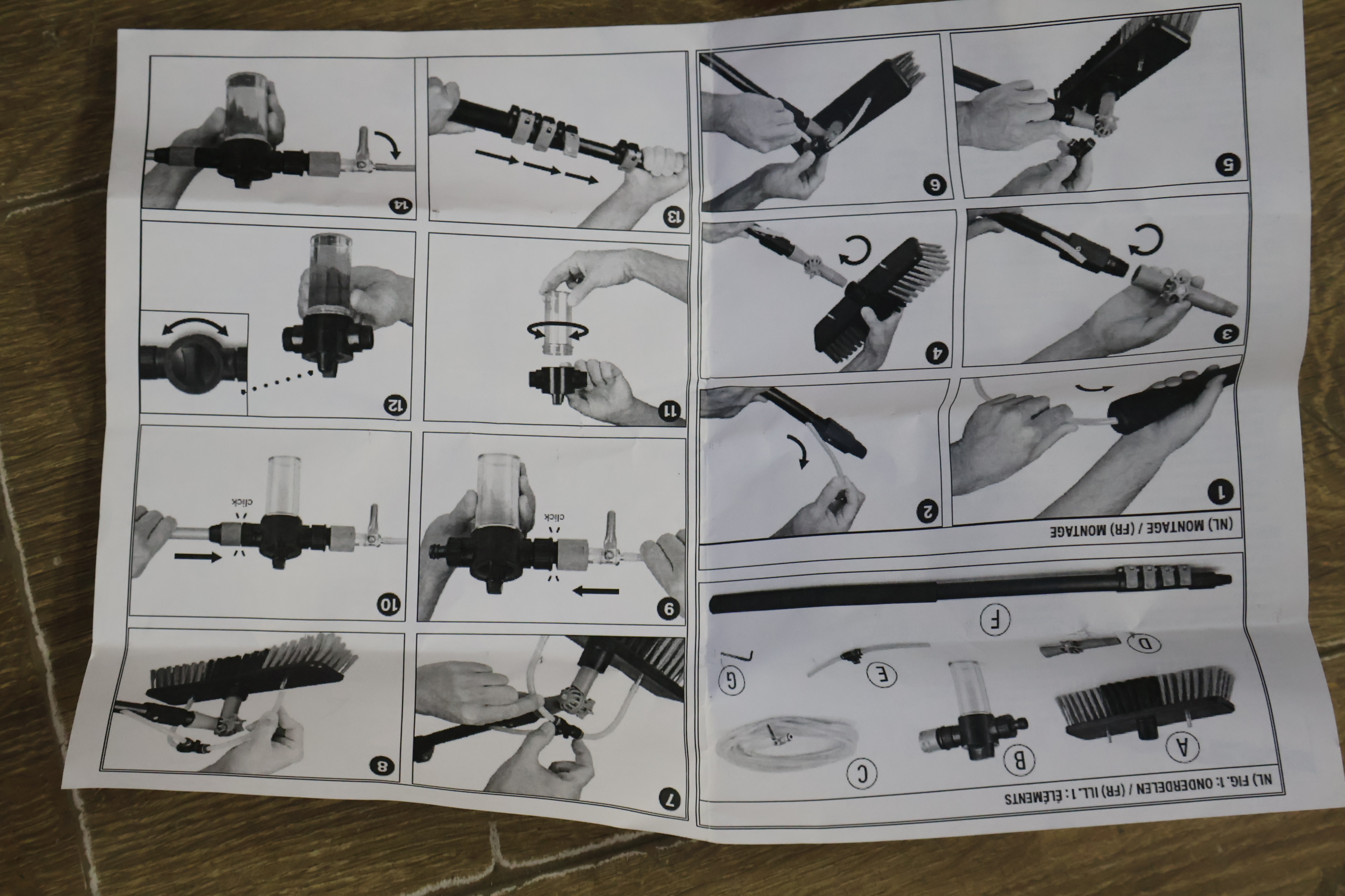 Telescopische wasborstel met slang en toebehoren – foto 10 – kavel bij GSD Auctions, Zoeterwoude