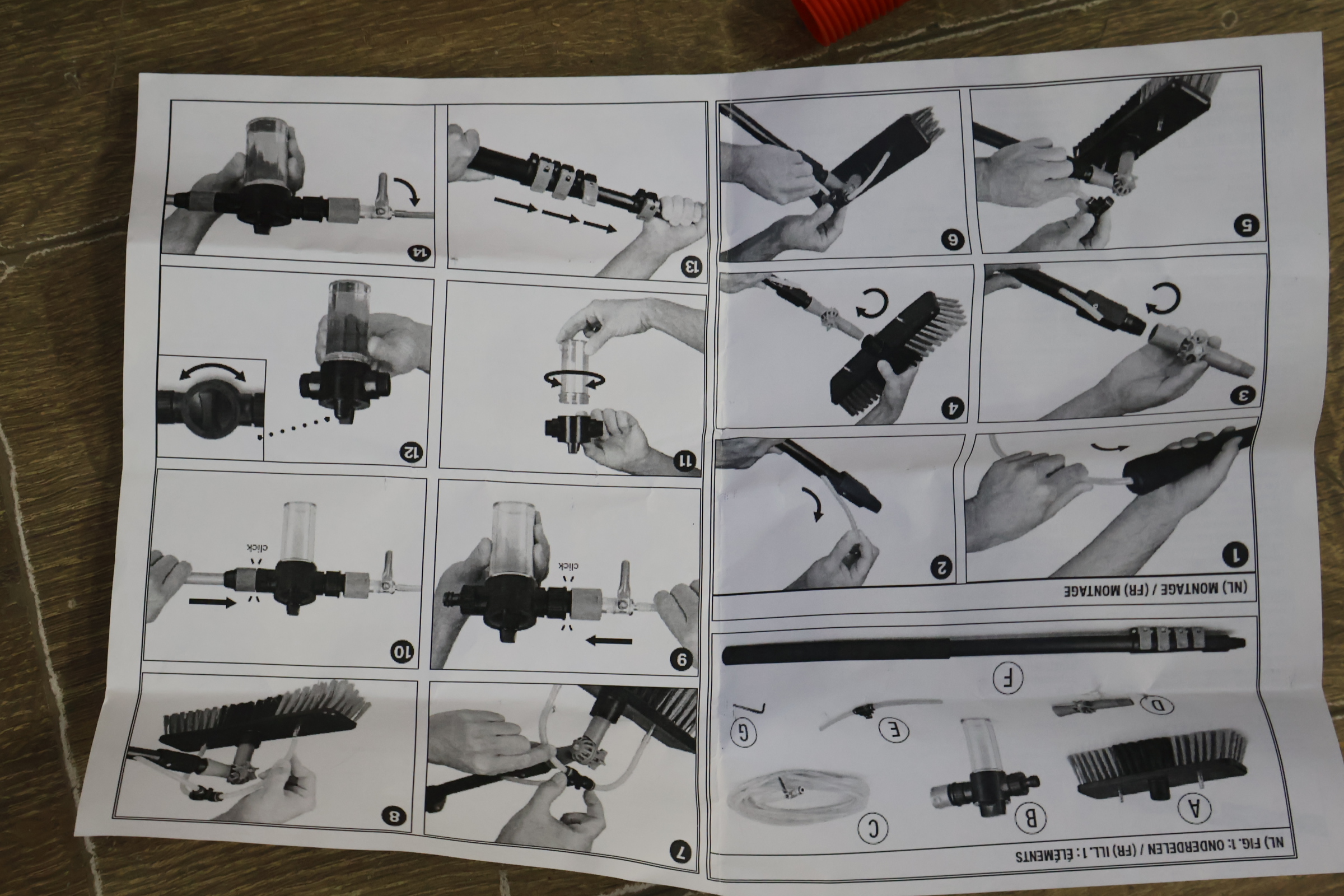 Telescopische wasborstel met slang en toebehoren – foto 11 – kavel bij GSD Auctions, Zoeterwoude