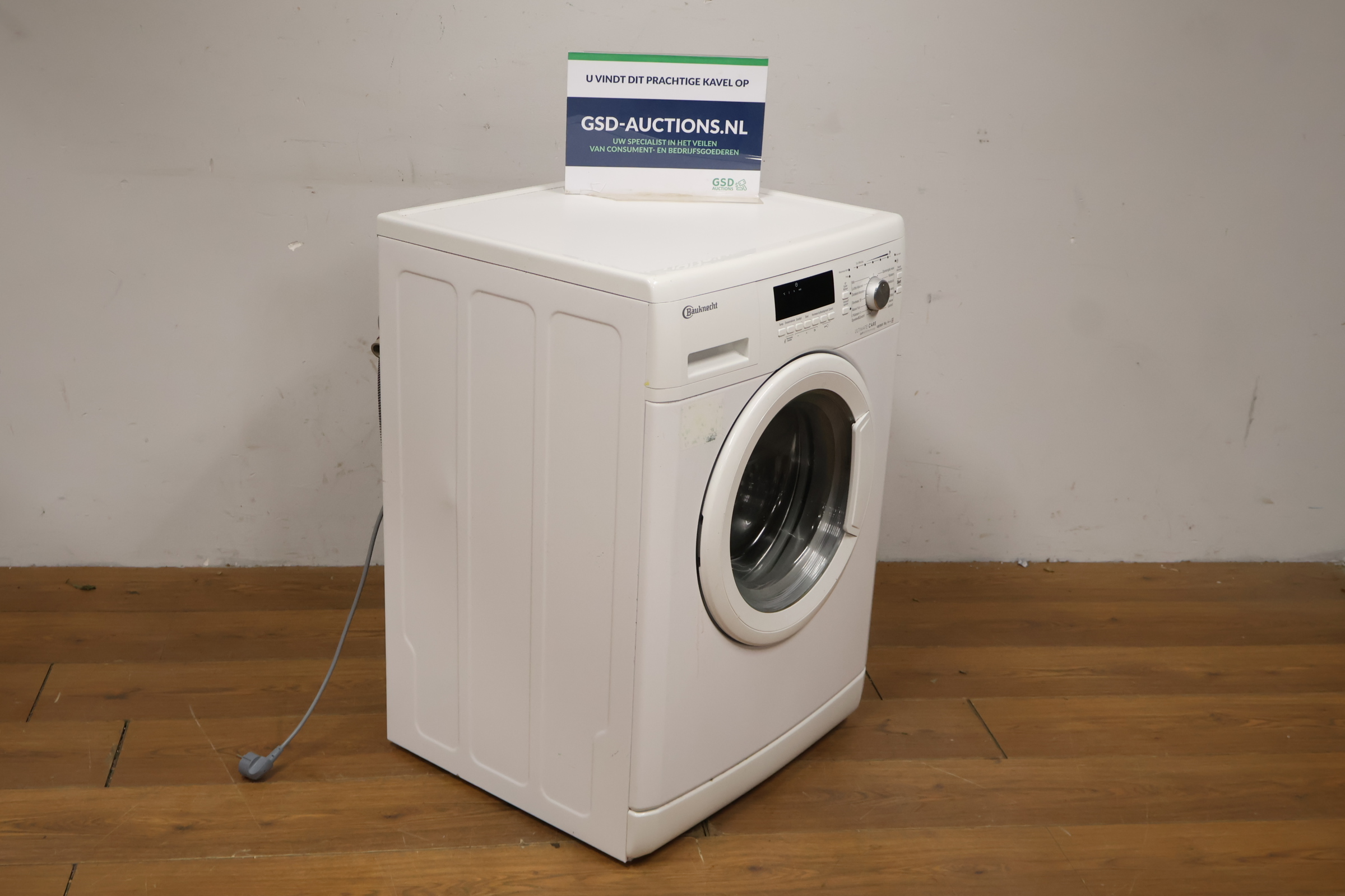 Bauknecht wasmachine - UltimateCare - 1400 Rpm, 8KG, A+++ – foto 2 – kavel bij GSD Auctions, Zoeterwoude