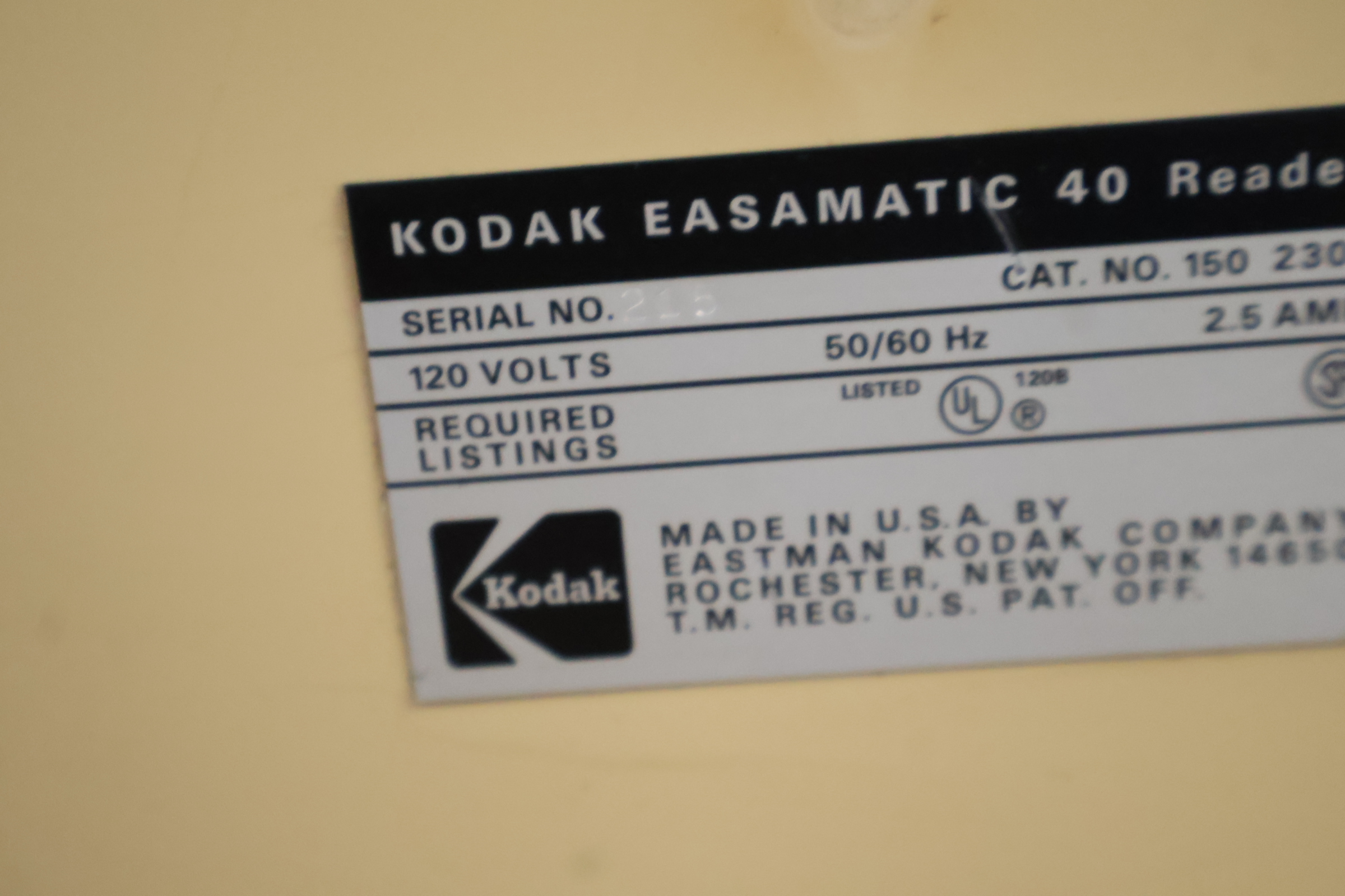 vintage Kodak Easamatic 40 Reader – foto 7 – kavel bij GSD Auctions, Zoeterwoude