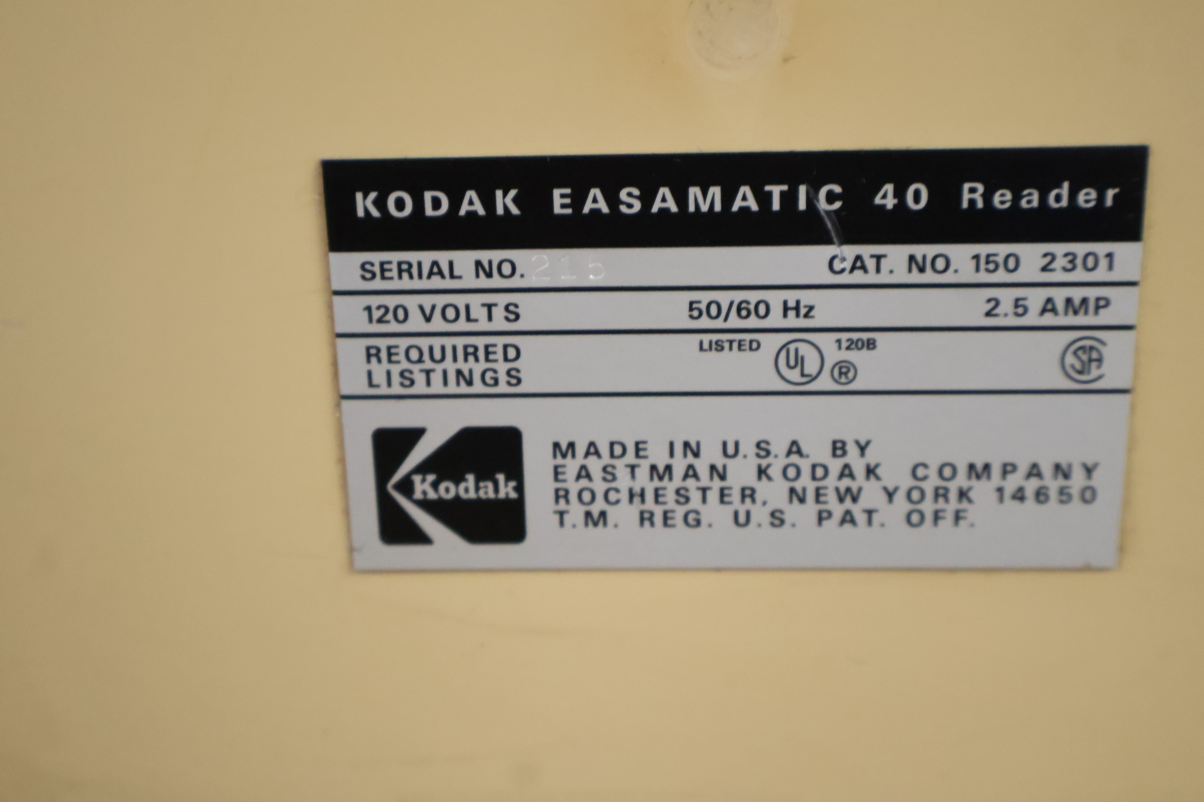 vintage Kodak Easamatic 40 Reader – foto 8 – kavel bij GSD Auctions, Zoeterwoude