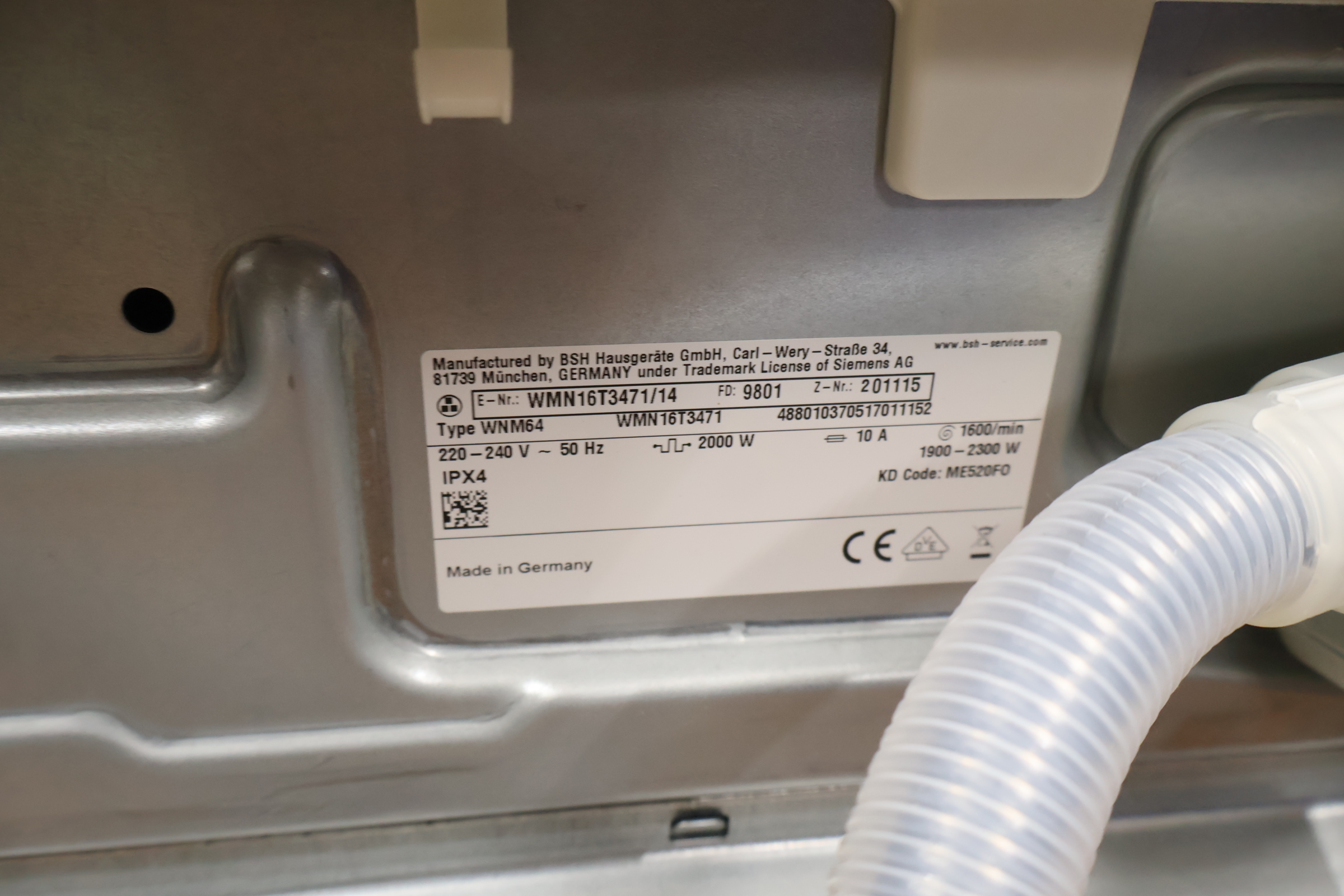 Siemens wasmachine - iQ500, A+++ – foto 7 – kavel bij GSD Auctions, Zoeterwoude
