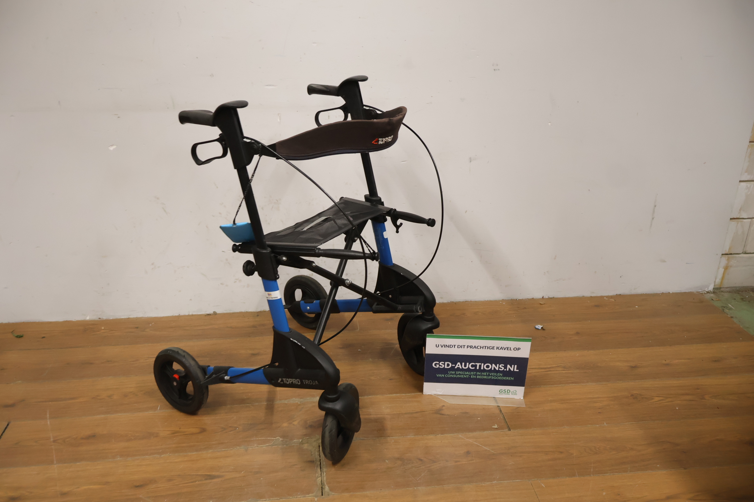 Topro Troja rollator - Blauw – foto 2 – kavel bij GSD Auctions, Zoeterwoude