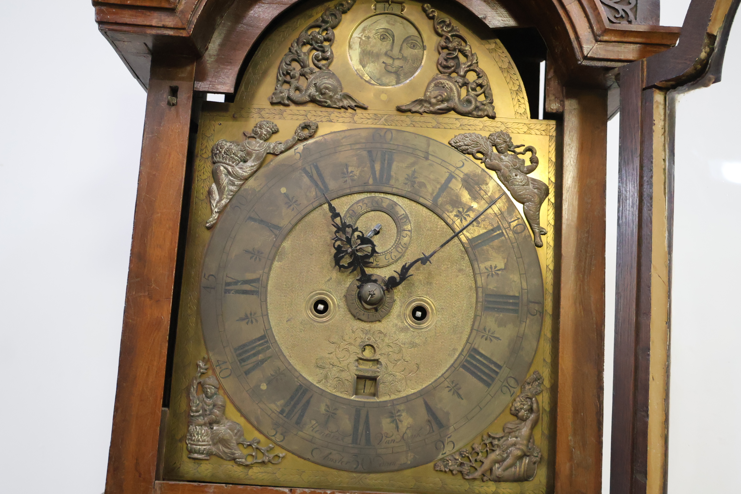 Antieke staande klok in houten kast - Comtoise Klok – foto 18 – kavel bij GSD Auctions, Zoeterwoude